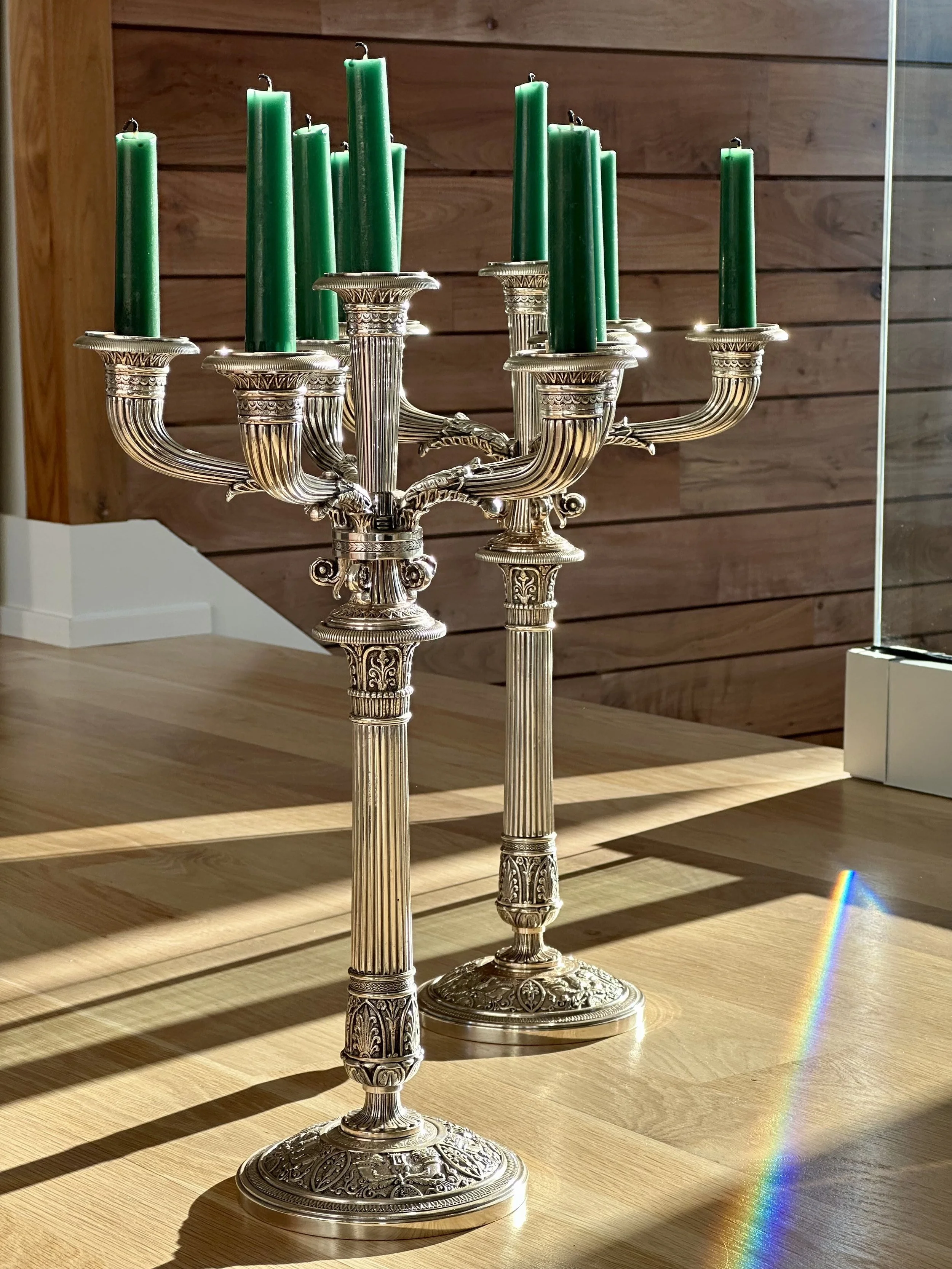 Henri Vian Bronze Candlestick Cole Myers Antiques.JPG