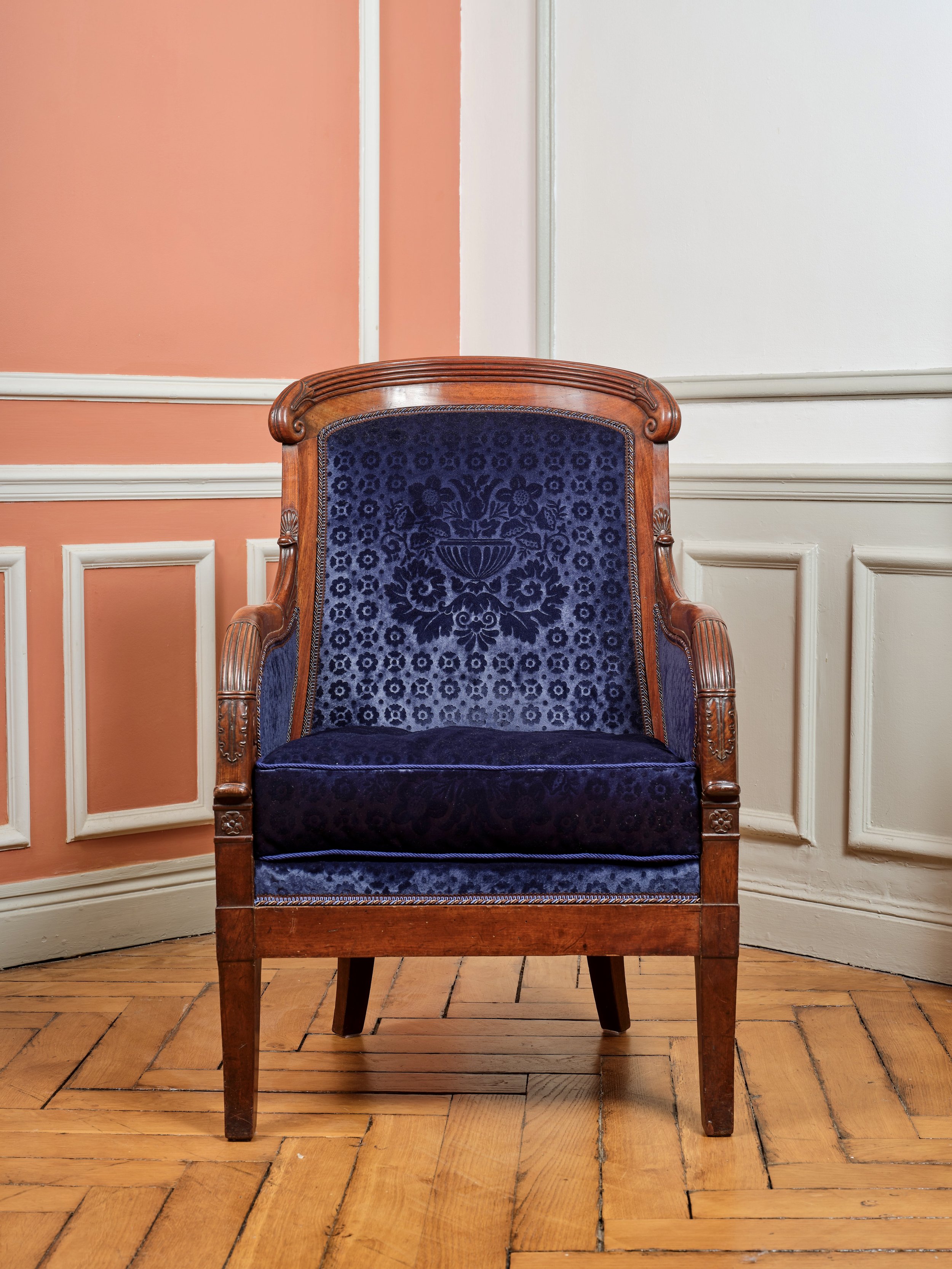 French Mahogany Antique Armchair.jpg
