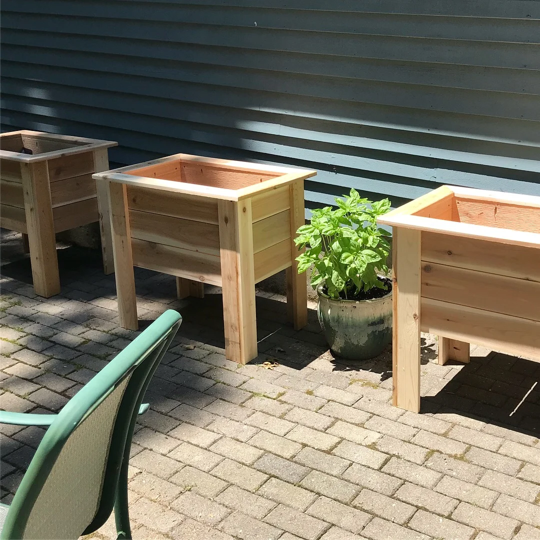Cedar Planters (Large Size Pictured)