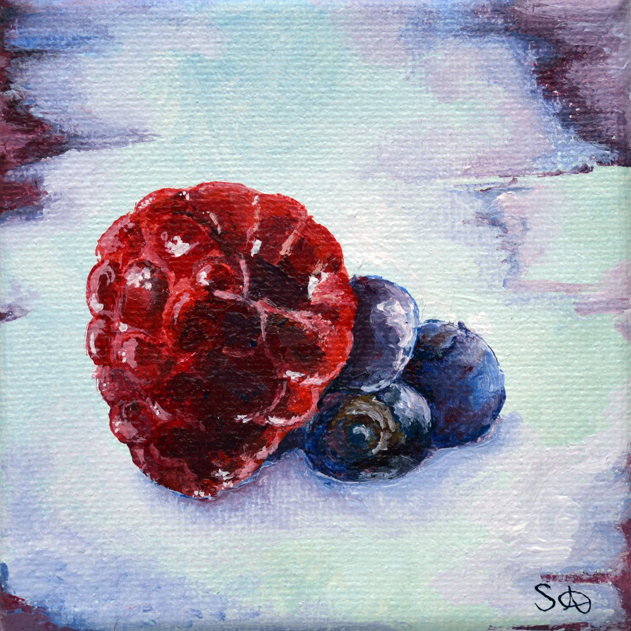 Summer Fruits: Raspberry & Blueberry