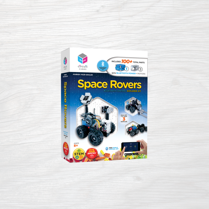 Circuit Cubes Space Rovers (1 Bluetooth Circuit Cube Cubit motors) —  TechBrick