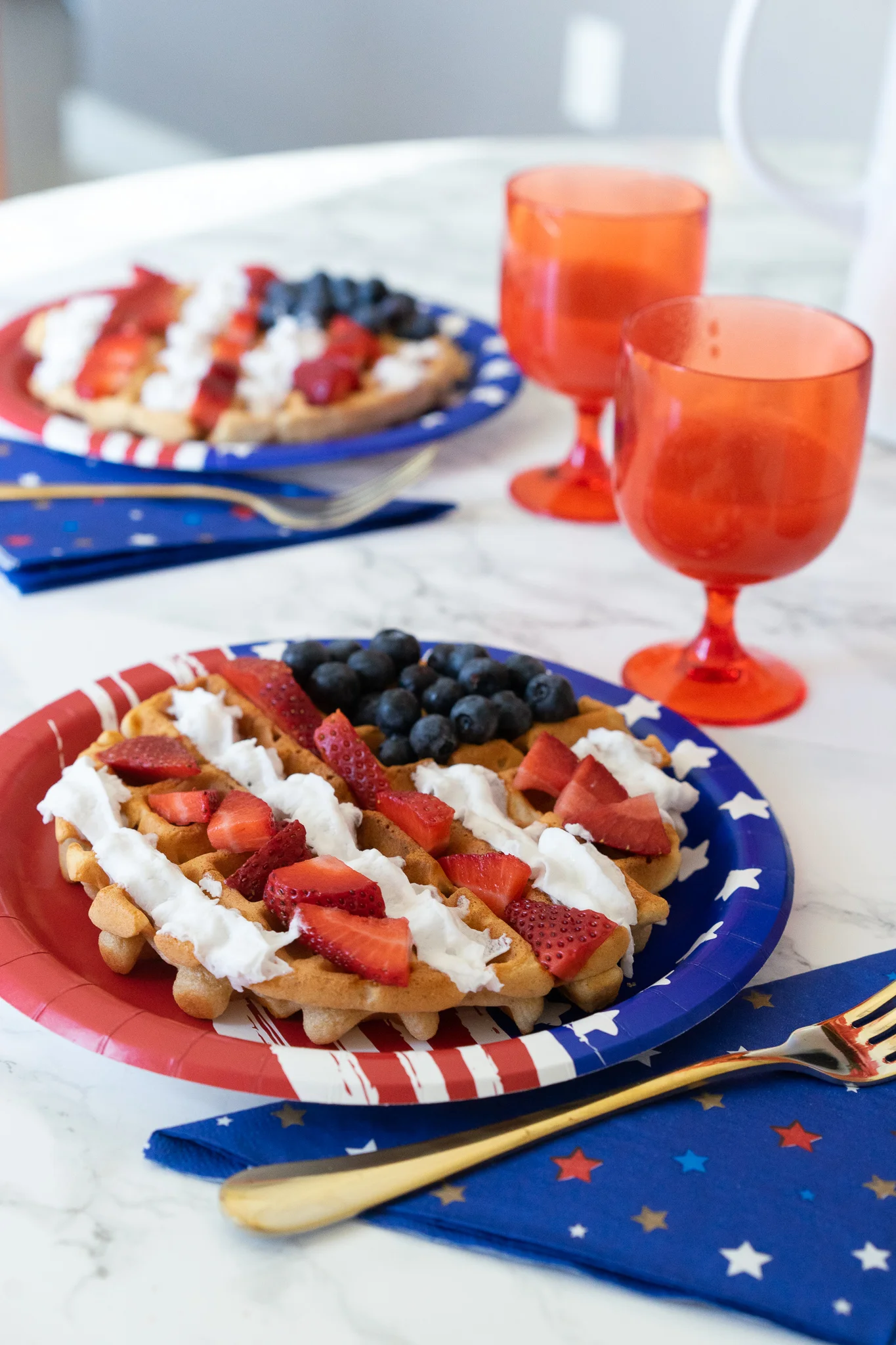 stop and shop, casa de fallon, forth of July, 4th of July, waffles, 4th of July breakfast.jpg