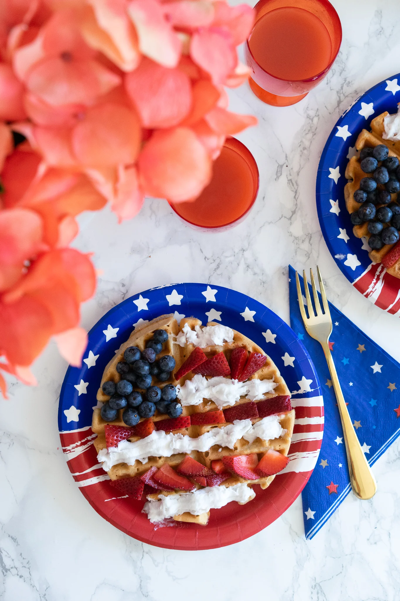 stop and shop, casa de fallon, forth of July, 4th of July, waffles, 4th of July breakfast.jpg