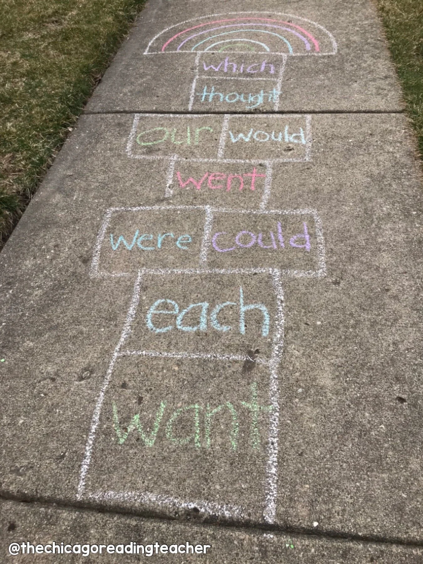 Sight Word Hopscotch