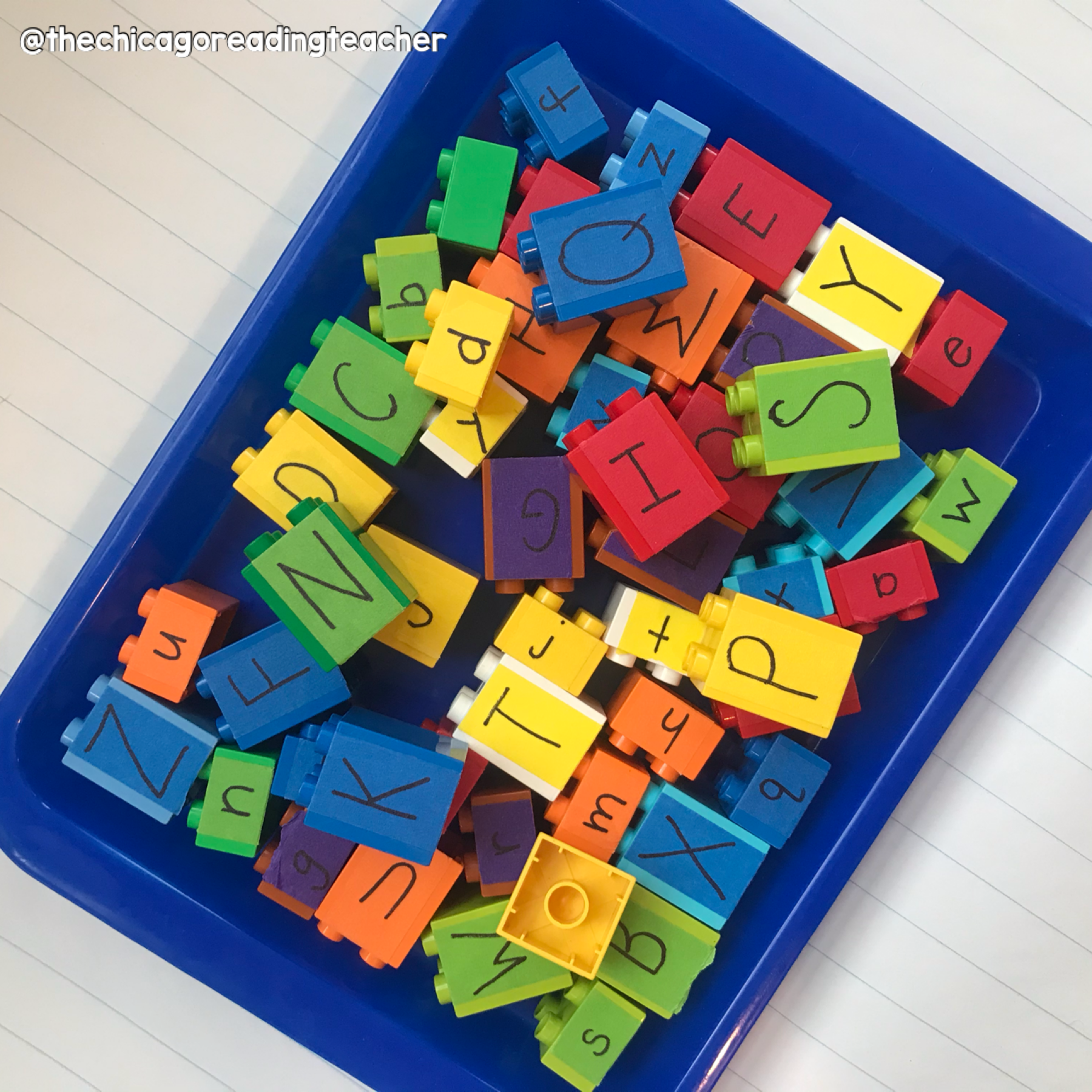 Building Block Letter Match