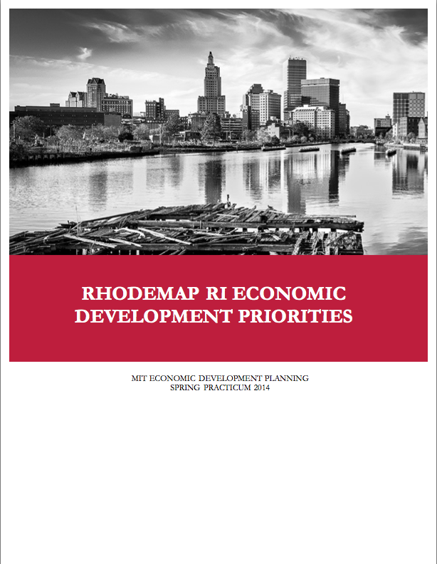 RHODEMAP RI ECONOMIC DEVELOPMENT PRIORITIES