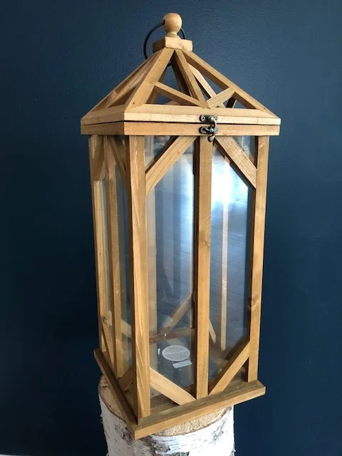Wood Lantern: Large
