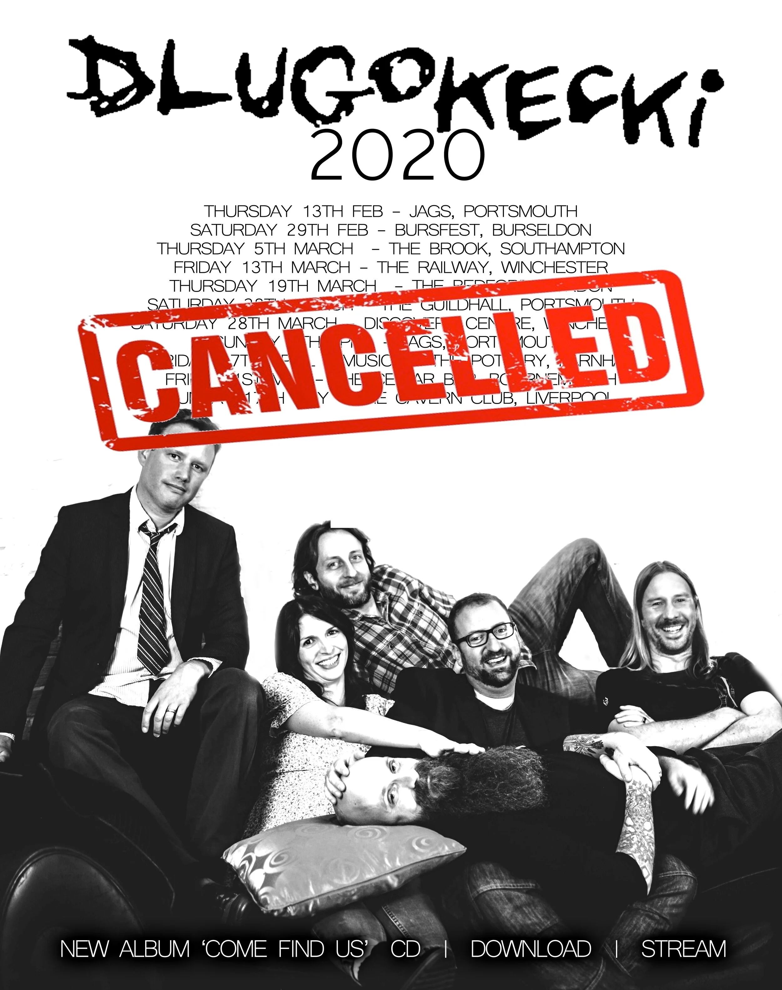 Come Find Us Tour 2020 finishes early! 
