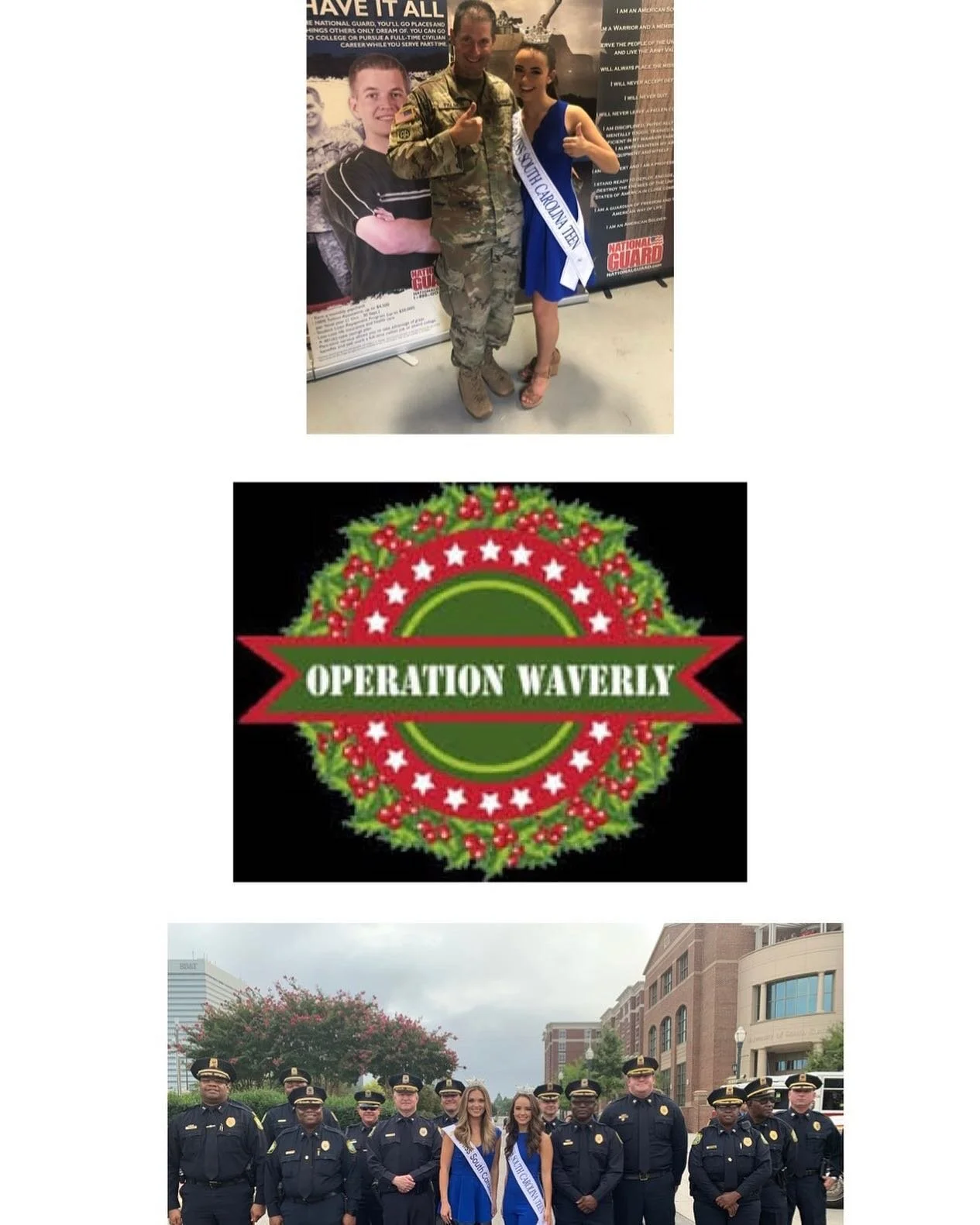This season, the Miss South Carolina Organization is partnering with Upcountry History Museum and former Miss America, Heather French Henry, to support Operation Waverly! 
We will be collecting items to benefit Fellow Countrymen, a community based no