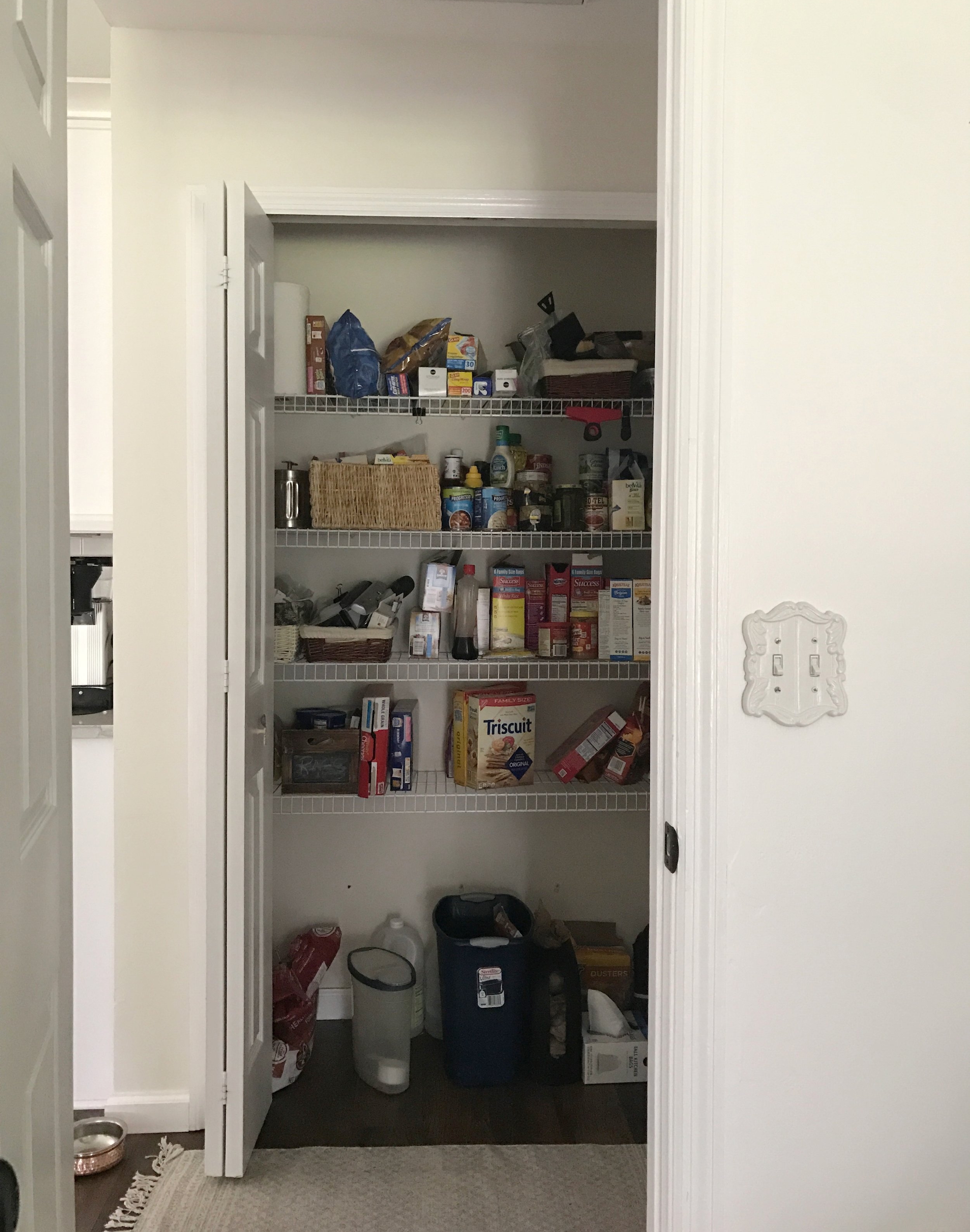 Coat Closet to Kitchen Pantry Reveal 