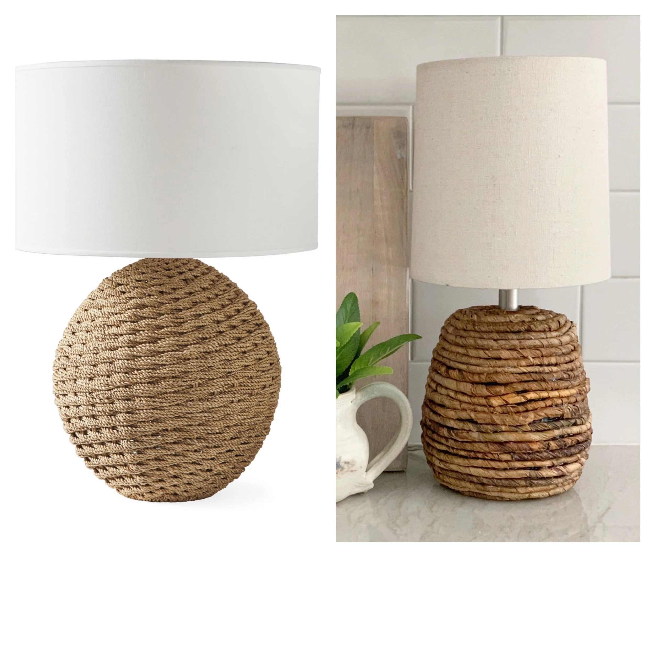 DIY Woven Lamp 