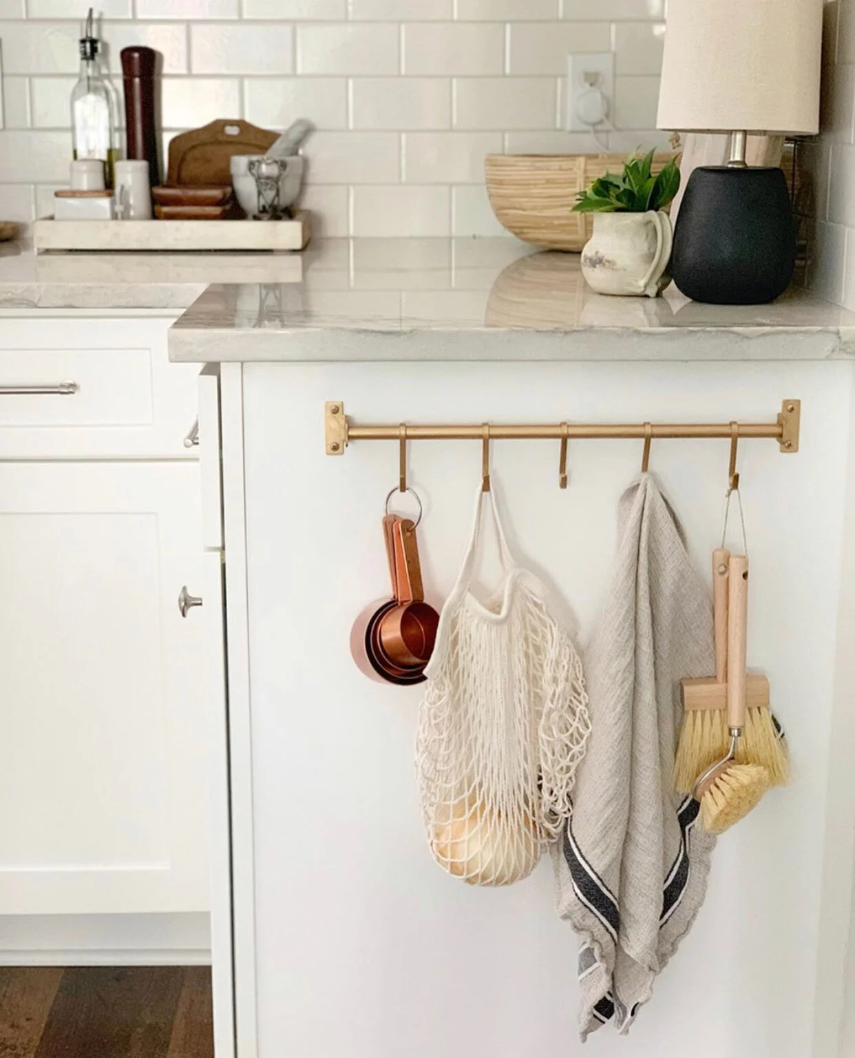 Look for Less Vintage Gold Kitchen Rack 