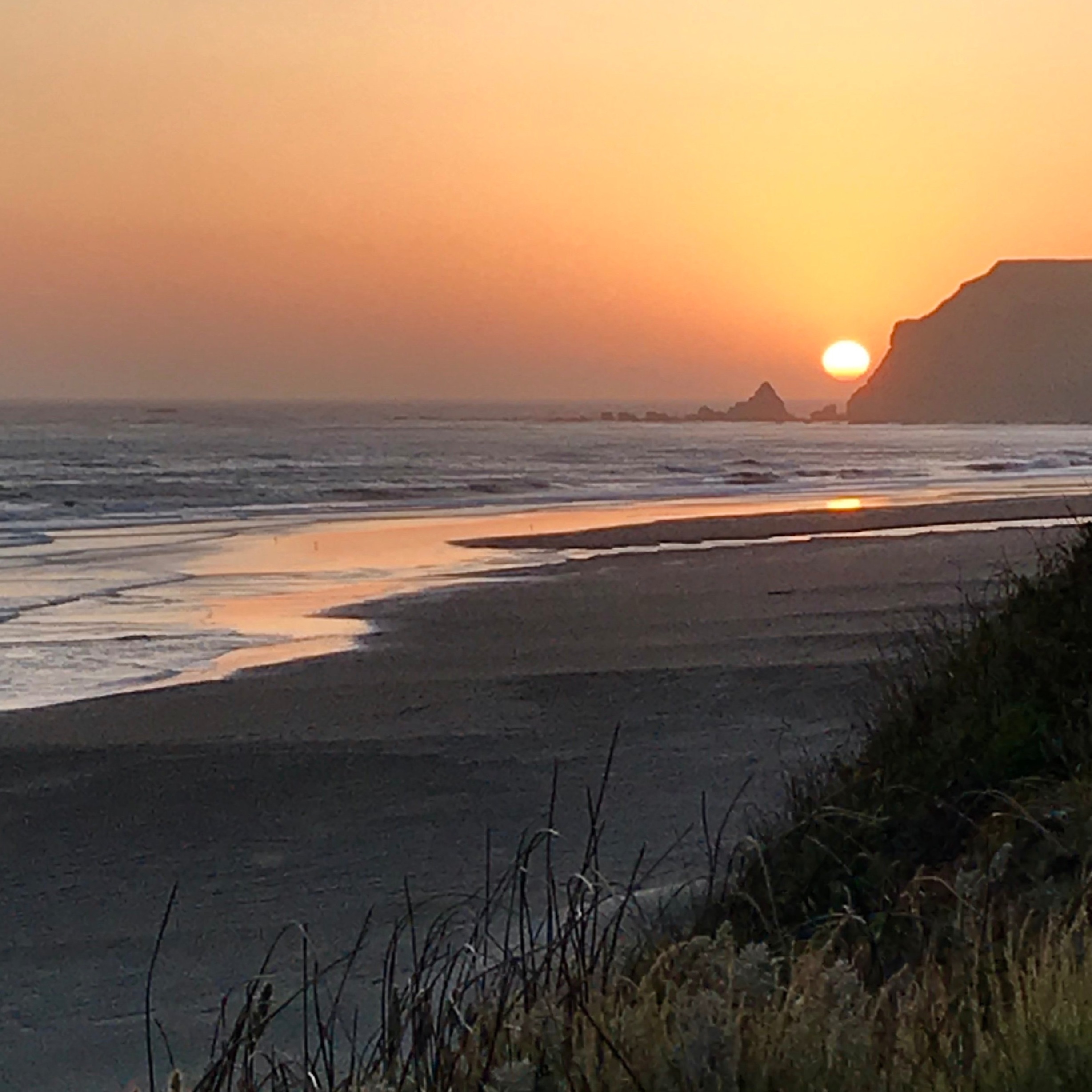 Sunset at Cape Blanco ~ photo Pat Hedden