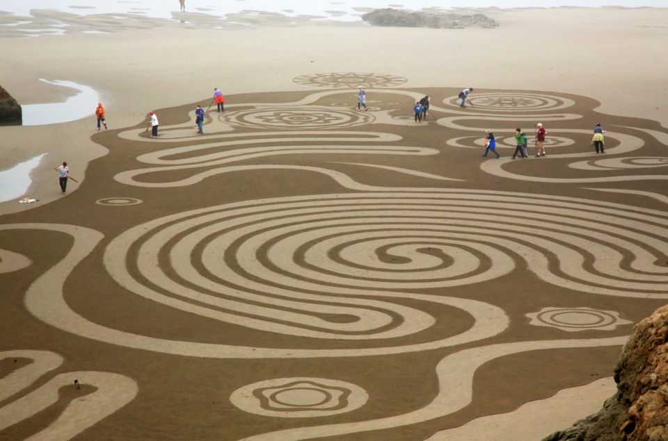 Circles in the Sand, Bandon  photo Jamie Hale/Oregonian