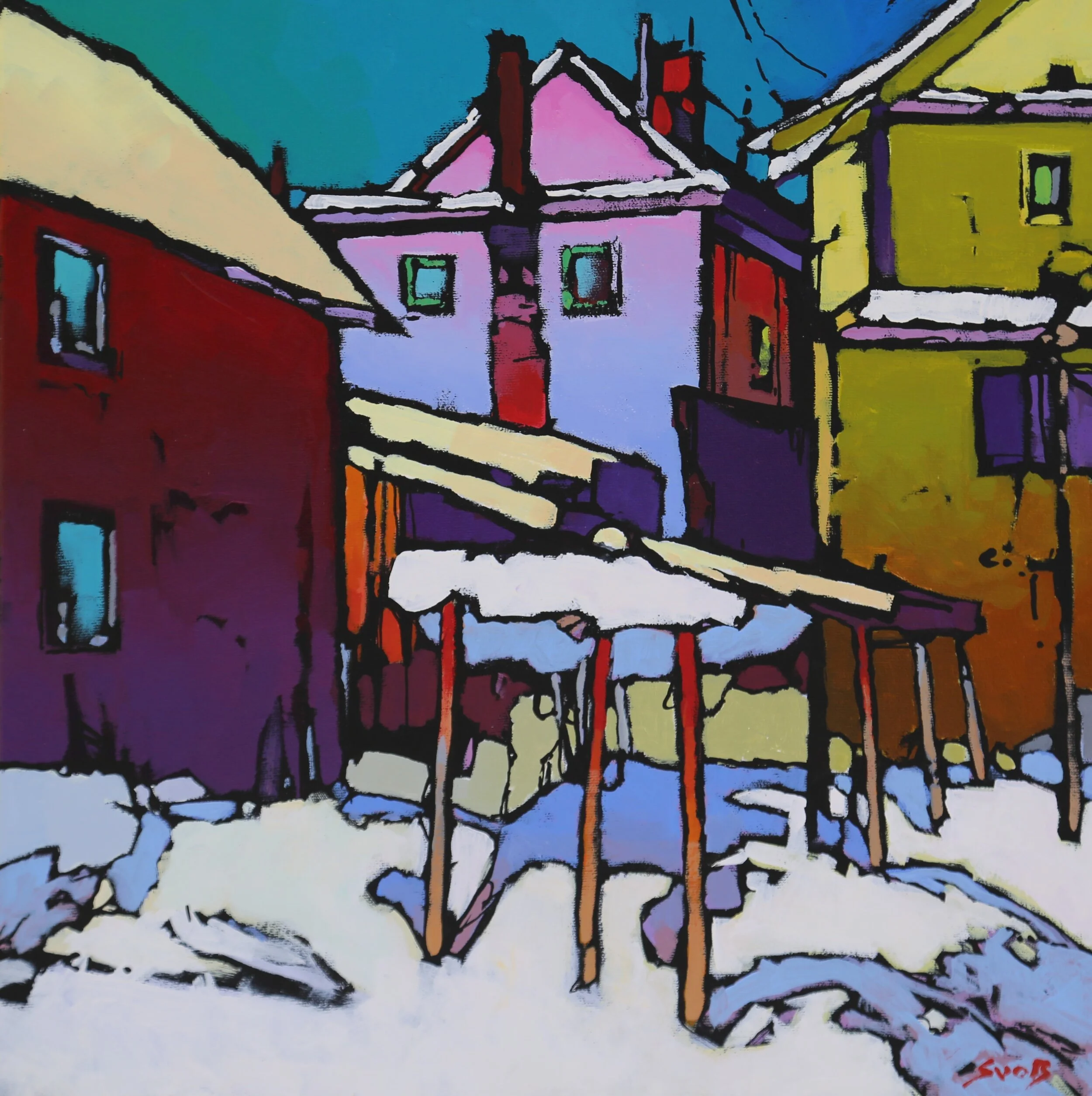 Art Encounter and Demo with Mike Svob at the Peninsula Gallery in Sidney BC