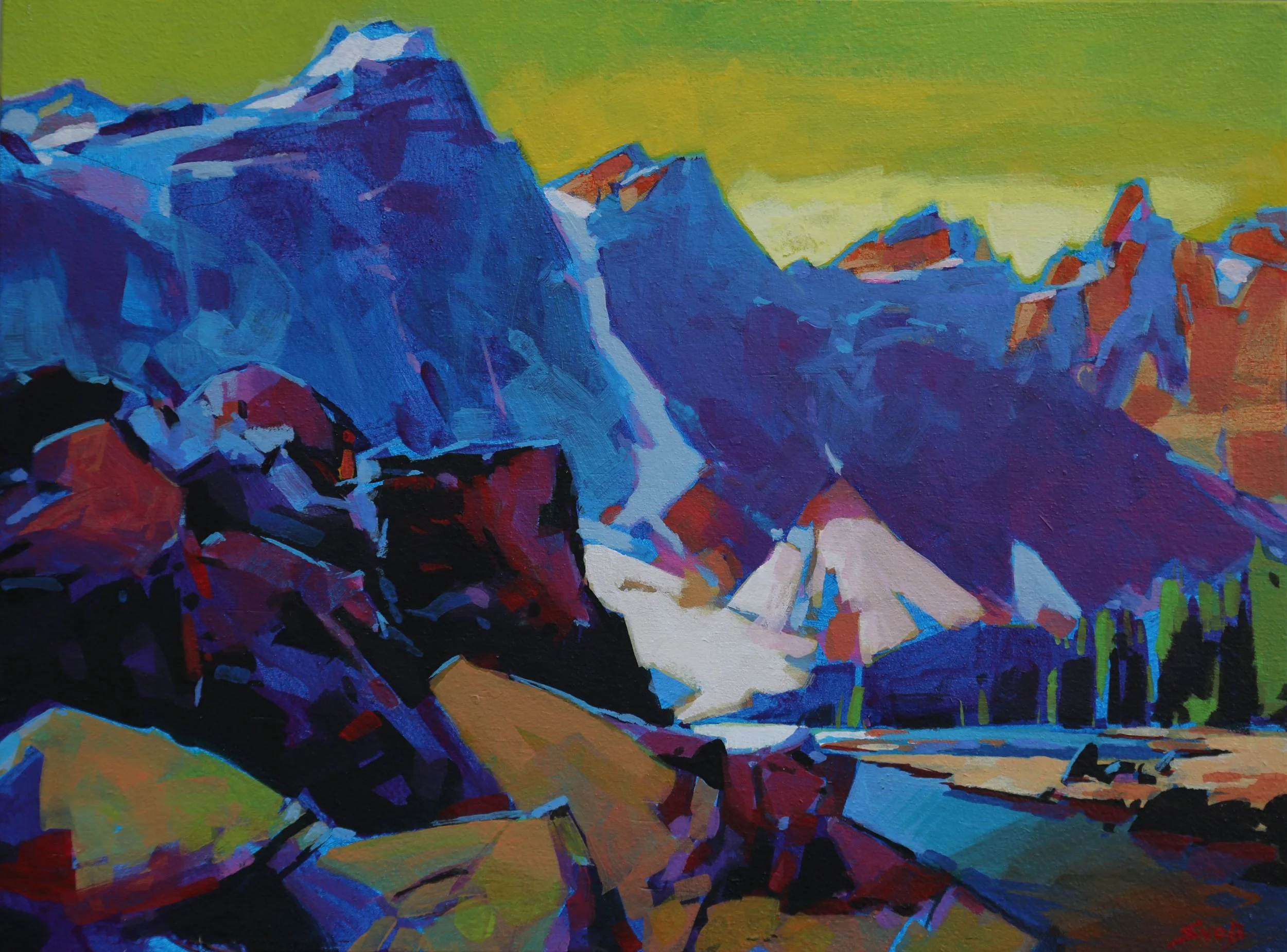 The Monarchs March  ( Moraine Lake) SOLD 