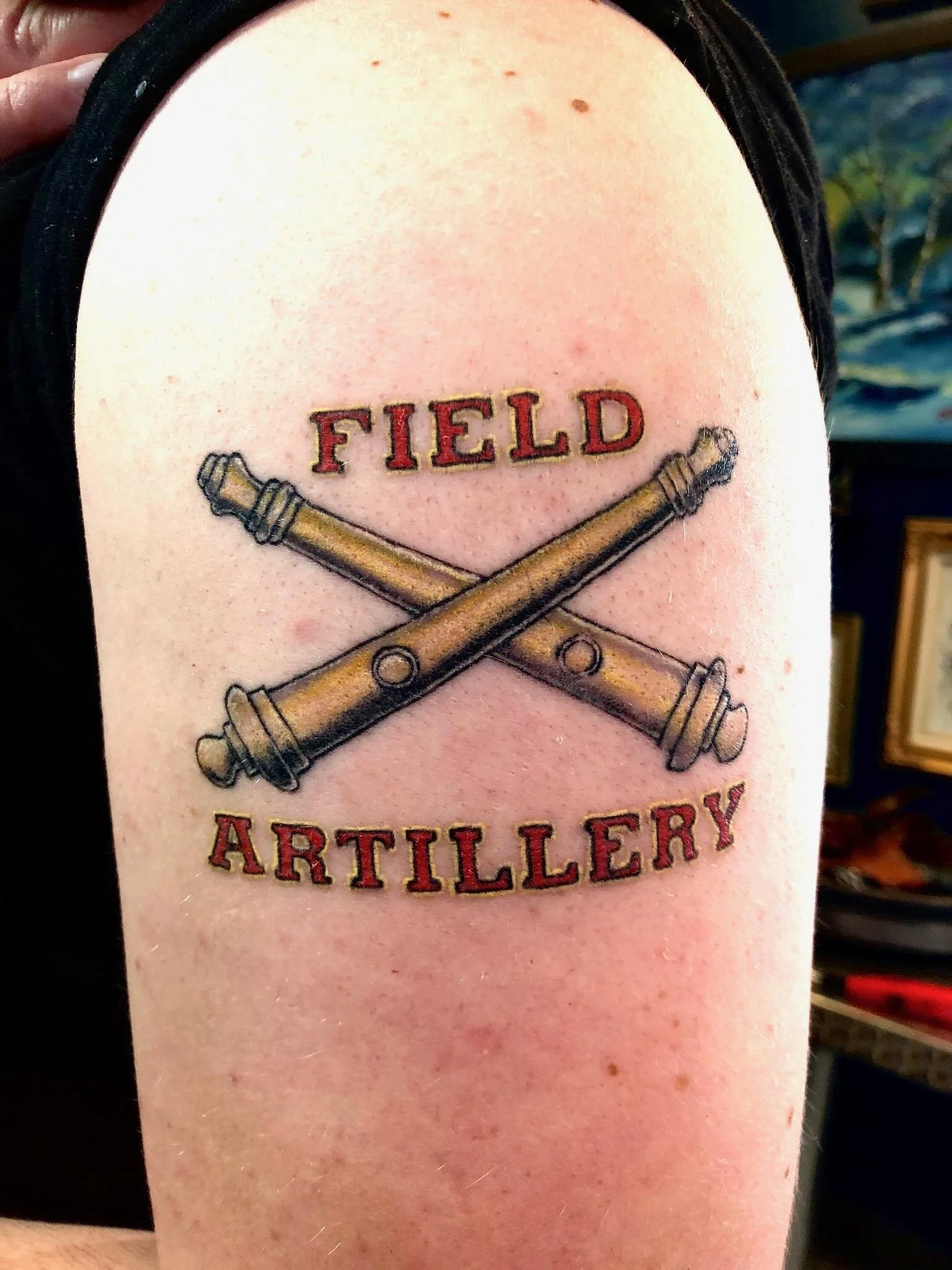 Share 51+ field artillery tattoos best in.eteachers