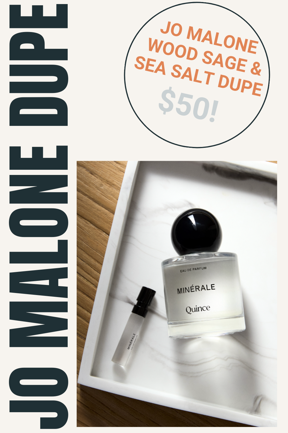 Perfume for less! Jo Malone Wood Sage &amp; Sea Salt Dupe 