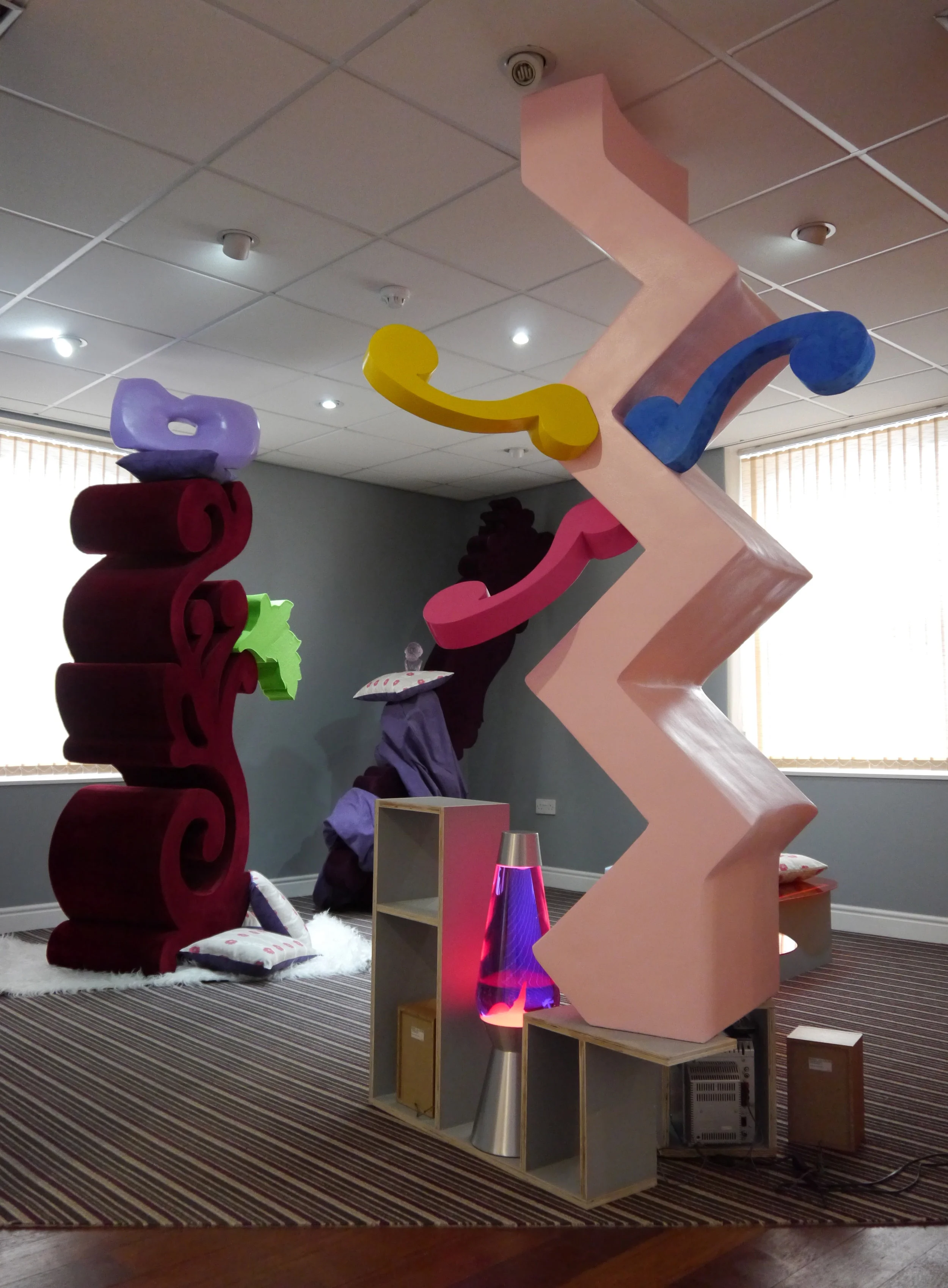 Installation Photo 2014 . Mixed media. Dimensions Variable
