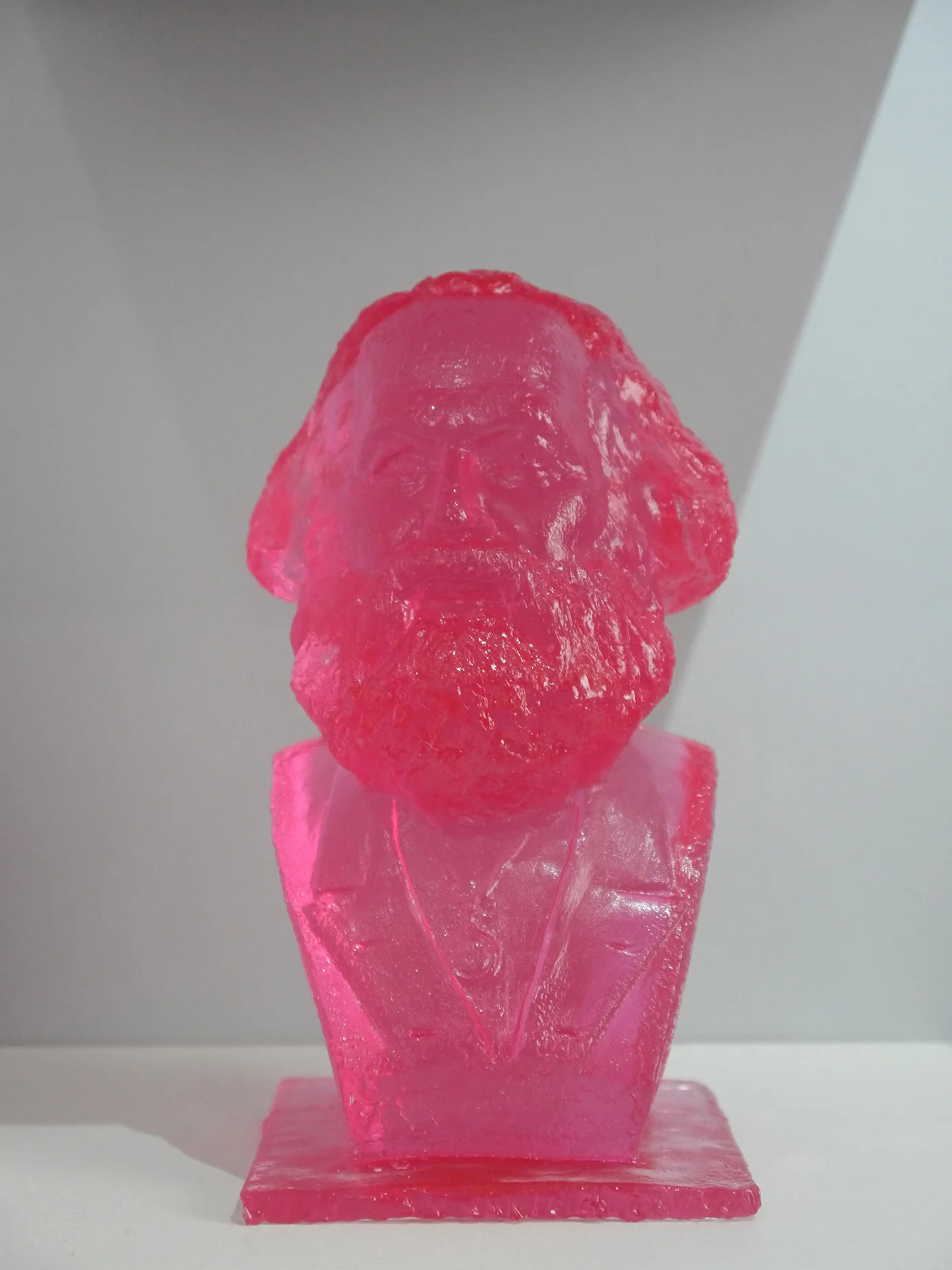 Marx (Red) 2014 . Resin. 20cm x 10cm x 10cm