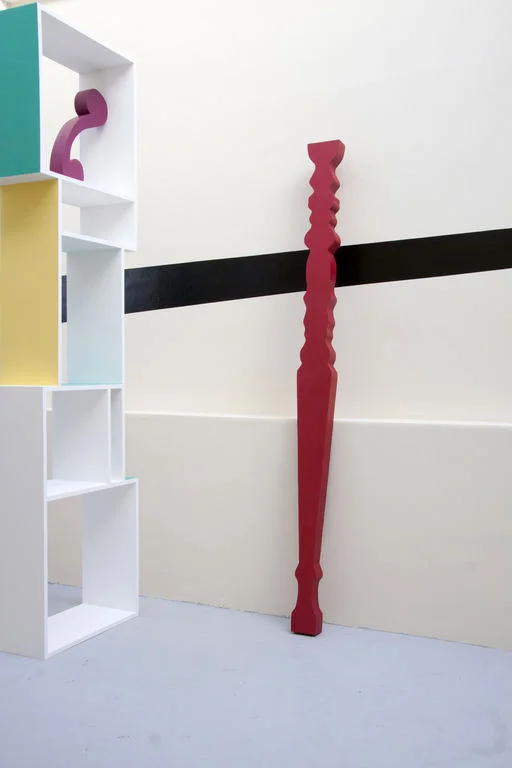 Candy Says 2013 . MDF, foam, paint. 240cm x 20cm x 15cm