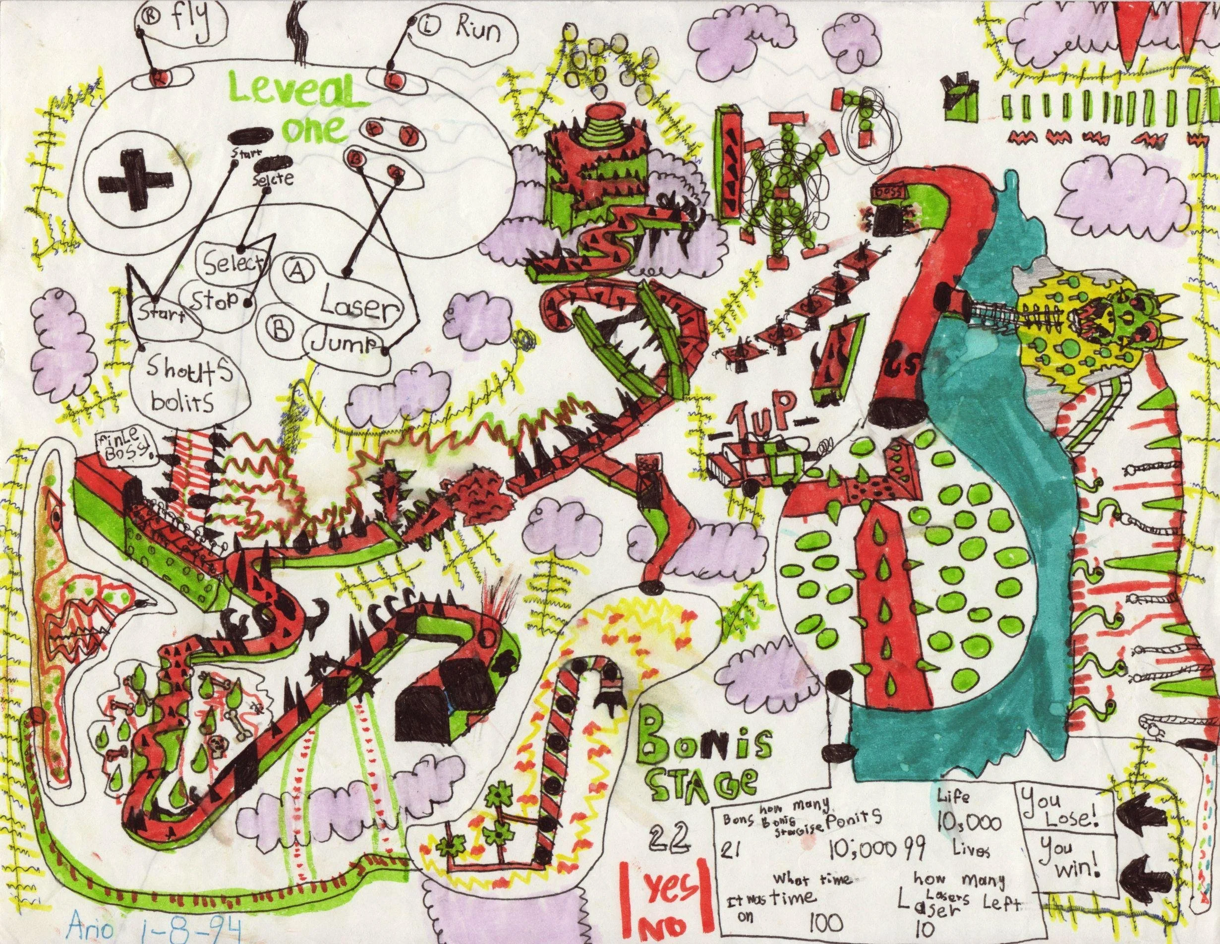 Spiky Obstacle Course