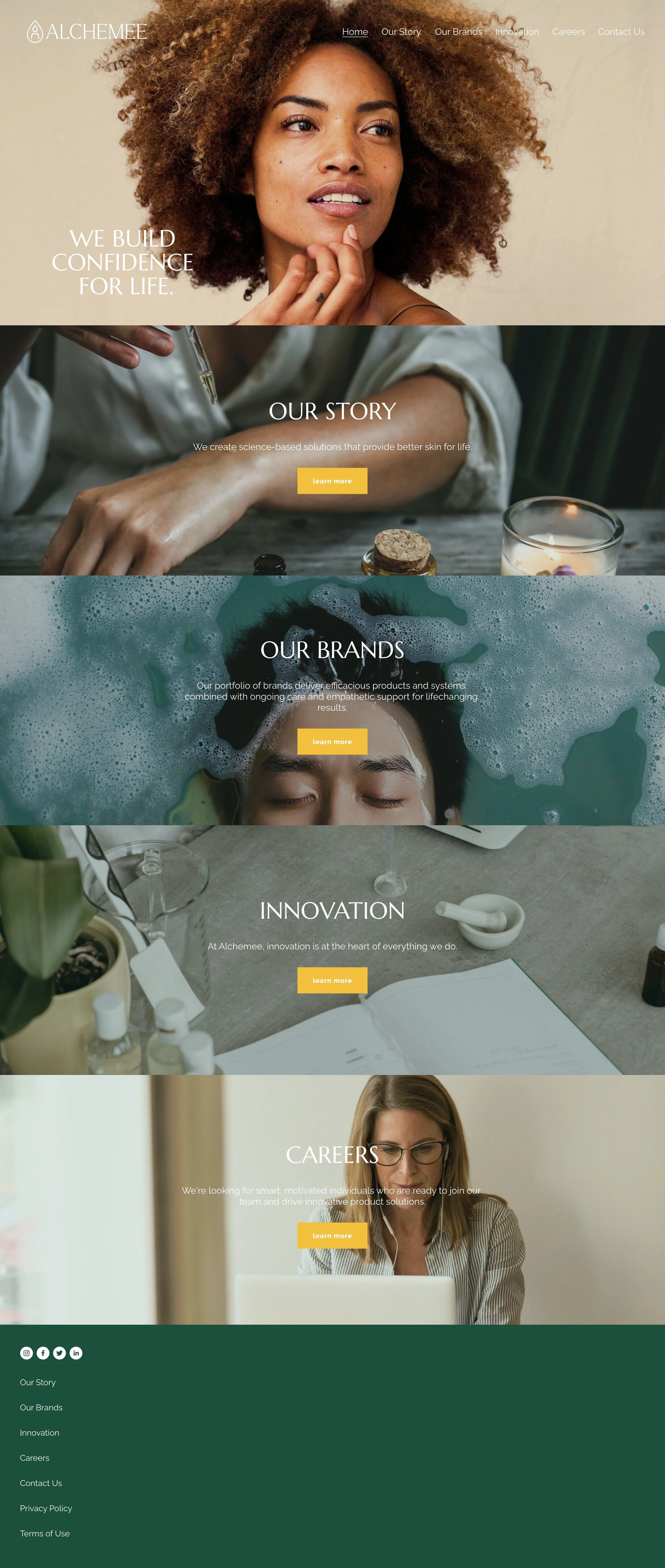 Alchemee website