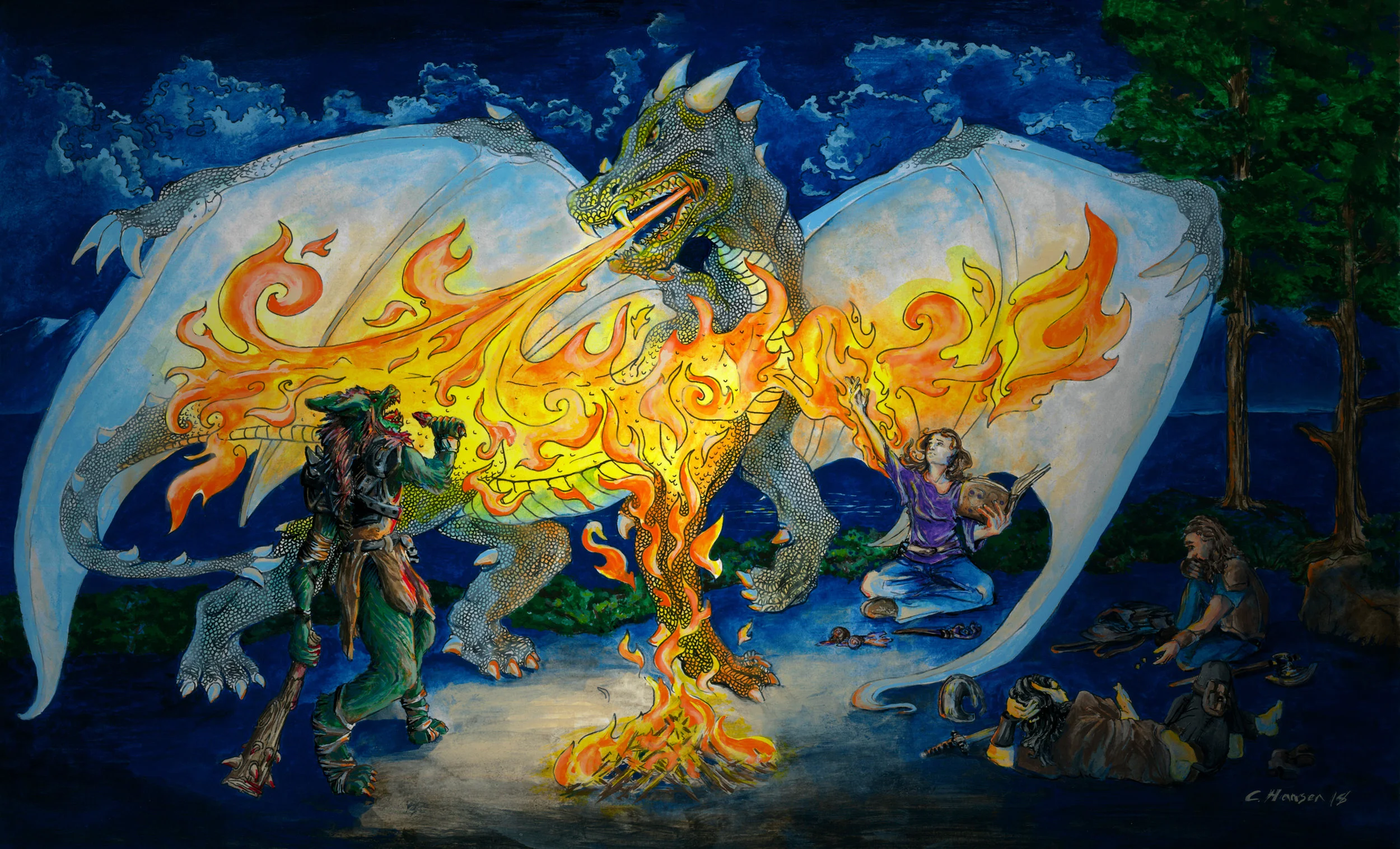 The Illusion of a Dragon - Print