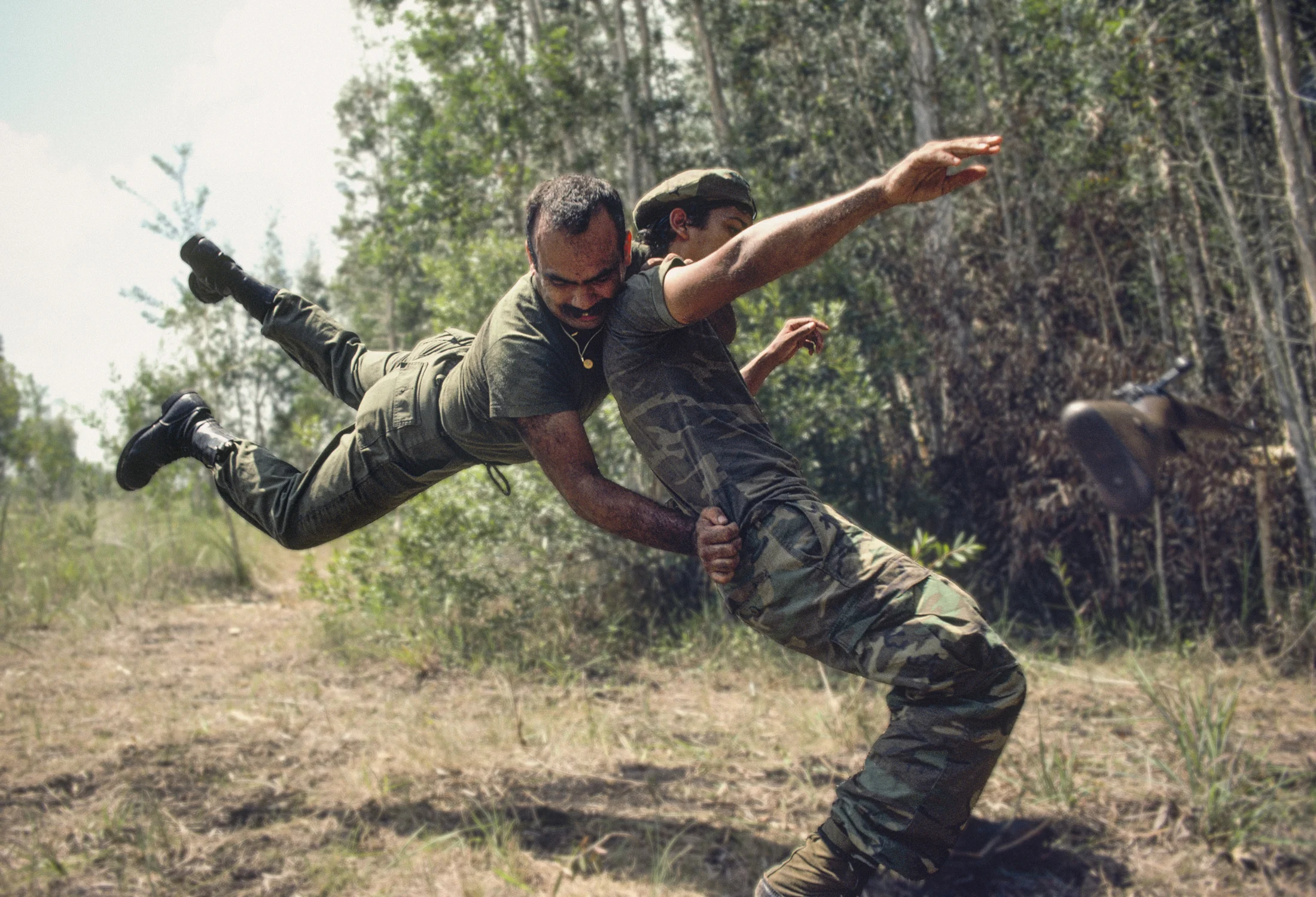 Anti-Castro commando guerrilla drill | Simulacro de guerrilla de comando anticastrista, West Miami