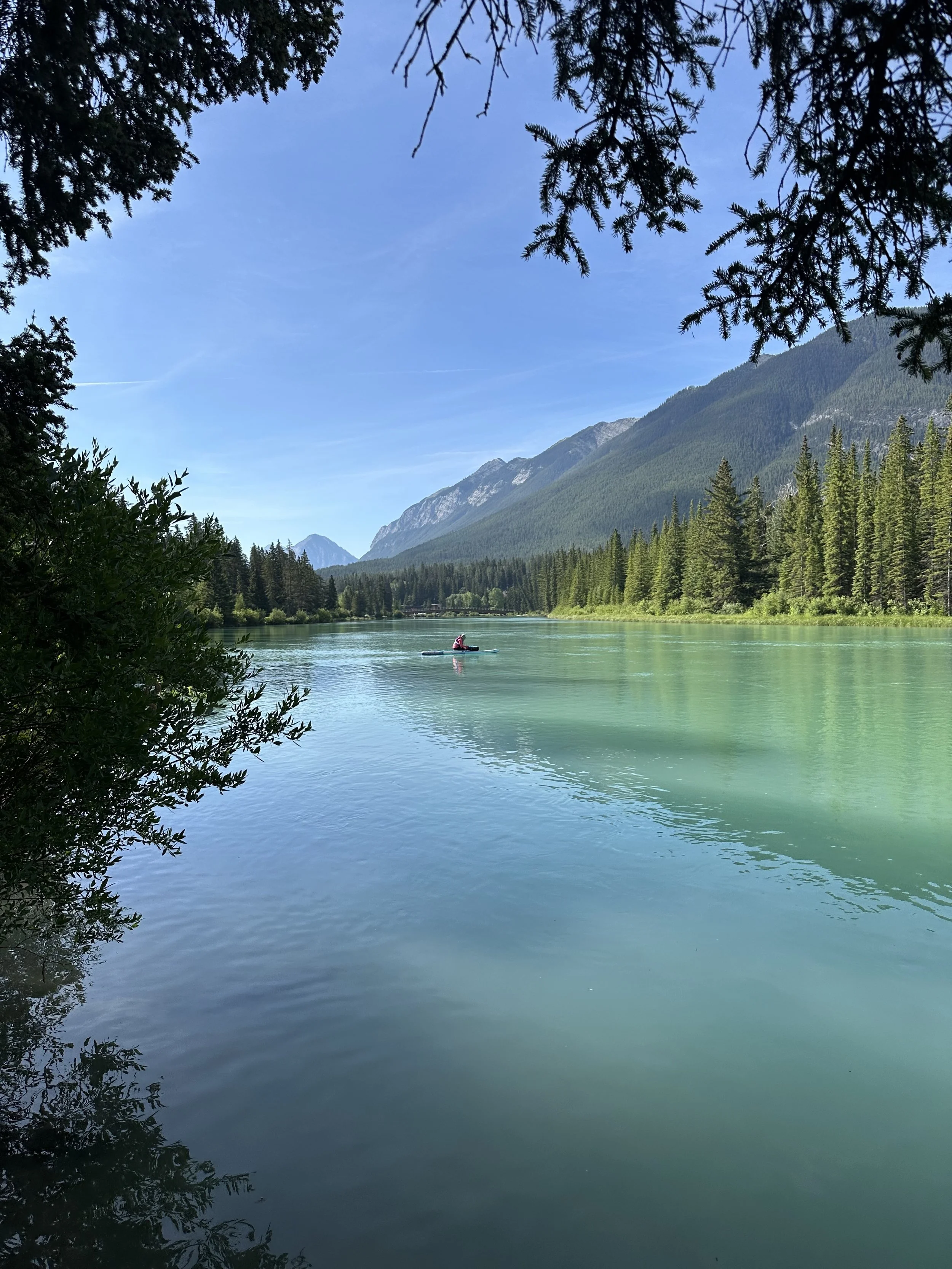 Bow River in Banff National Park, Alberta