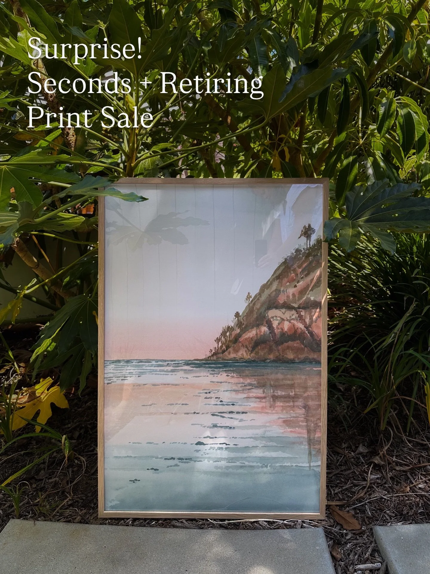 Surprise! Seconds + Retiring Prints Sale. 
⠀⠀⠀⠀⠀⠀⠀⠀⠀
Each Year I like to do a little Spring cleaning around the print studio and clear out my remaining inventory, while tidying up my website.
 
I&rsquo;ve been combing through my inventory, looking fo