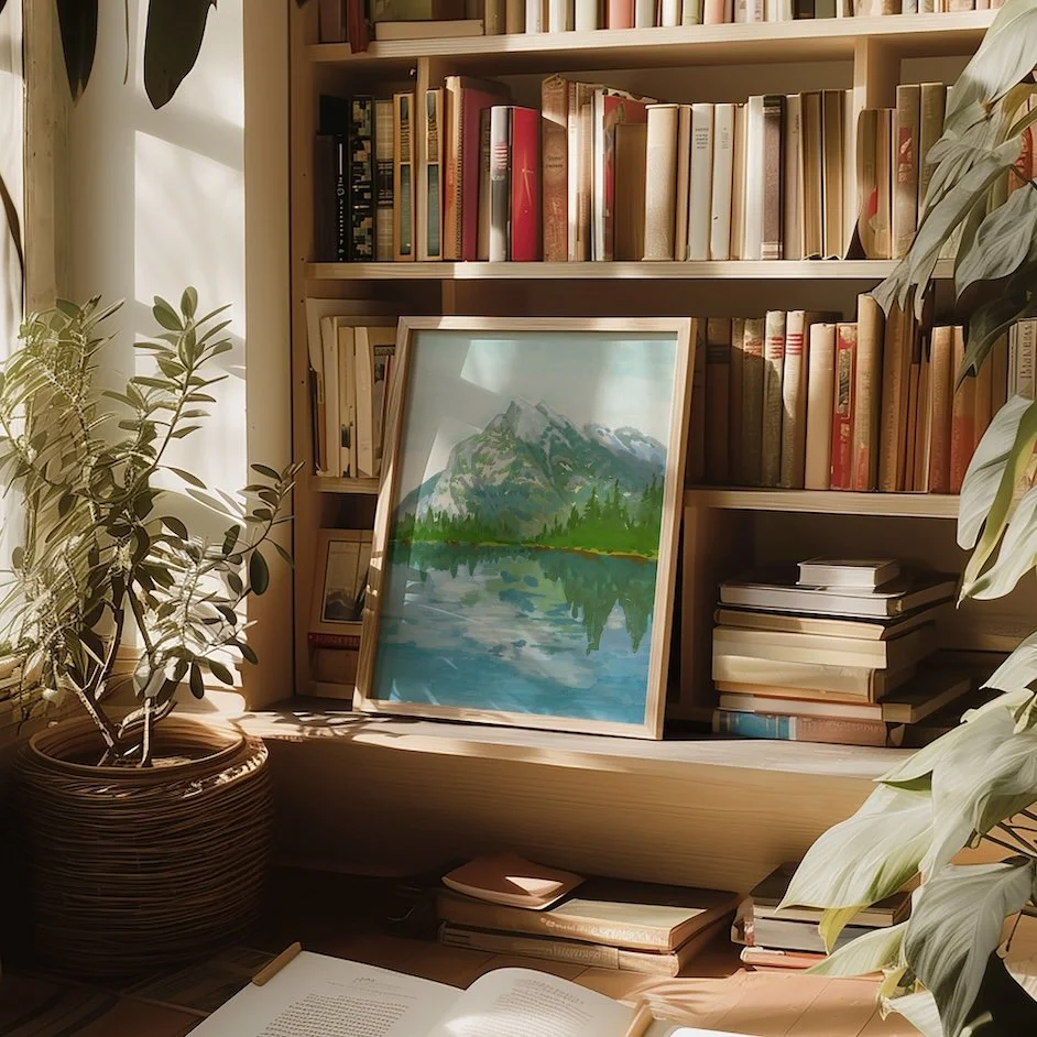 Mount Rundle in Gouache Mockup1.jpg