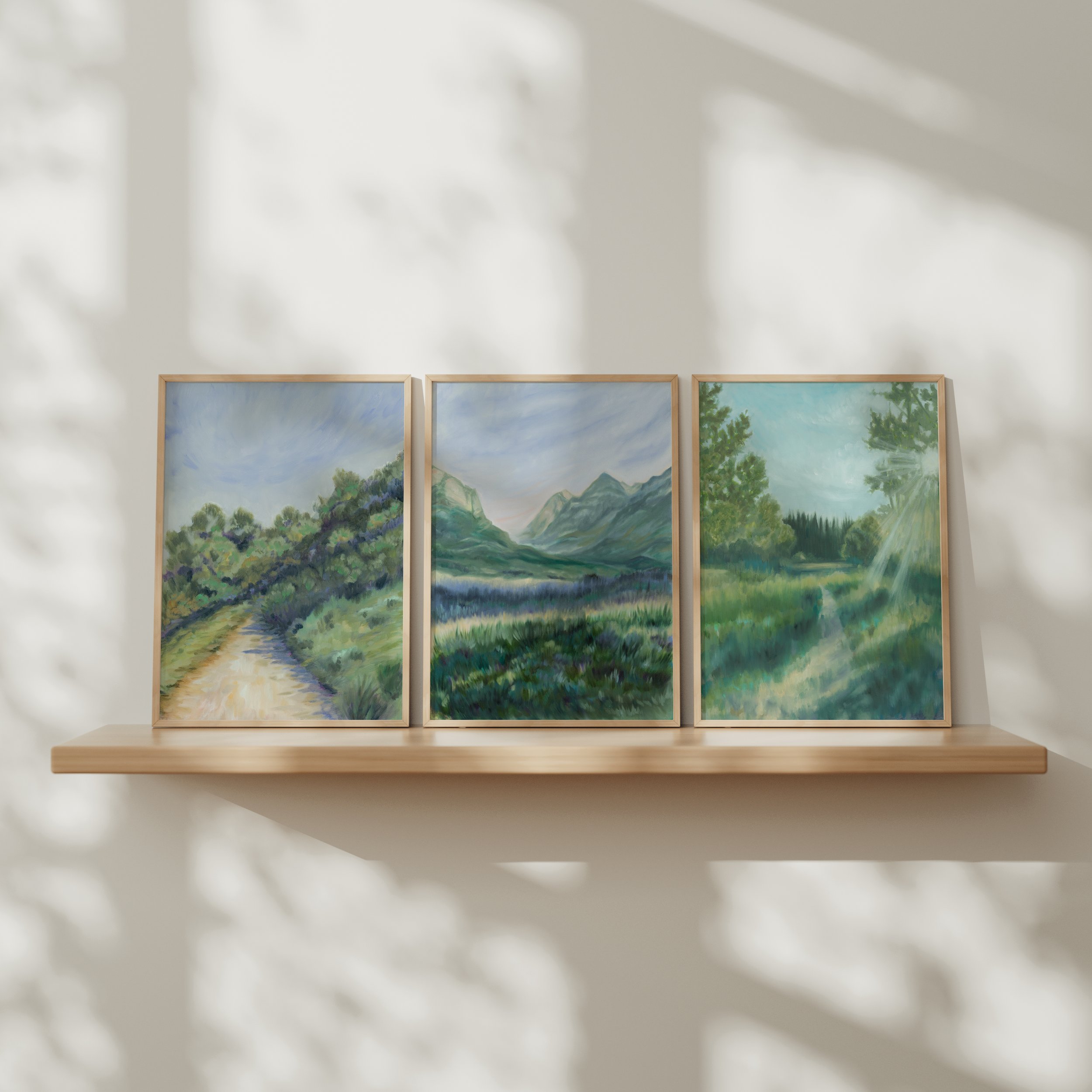 Meadows Canvas Print Bundle (Set of 3)