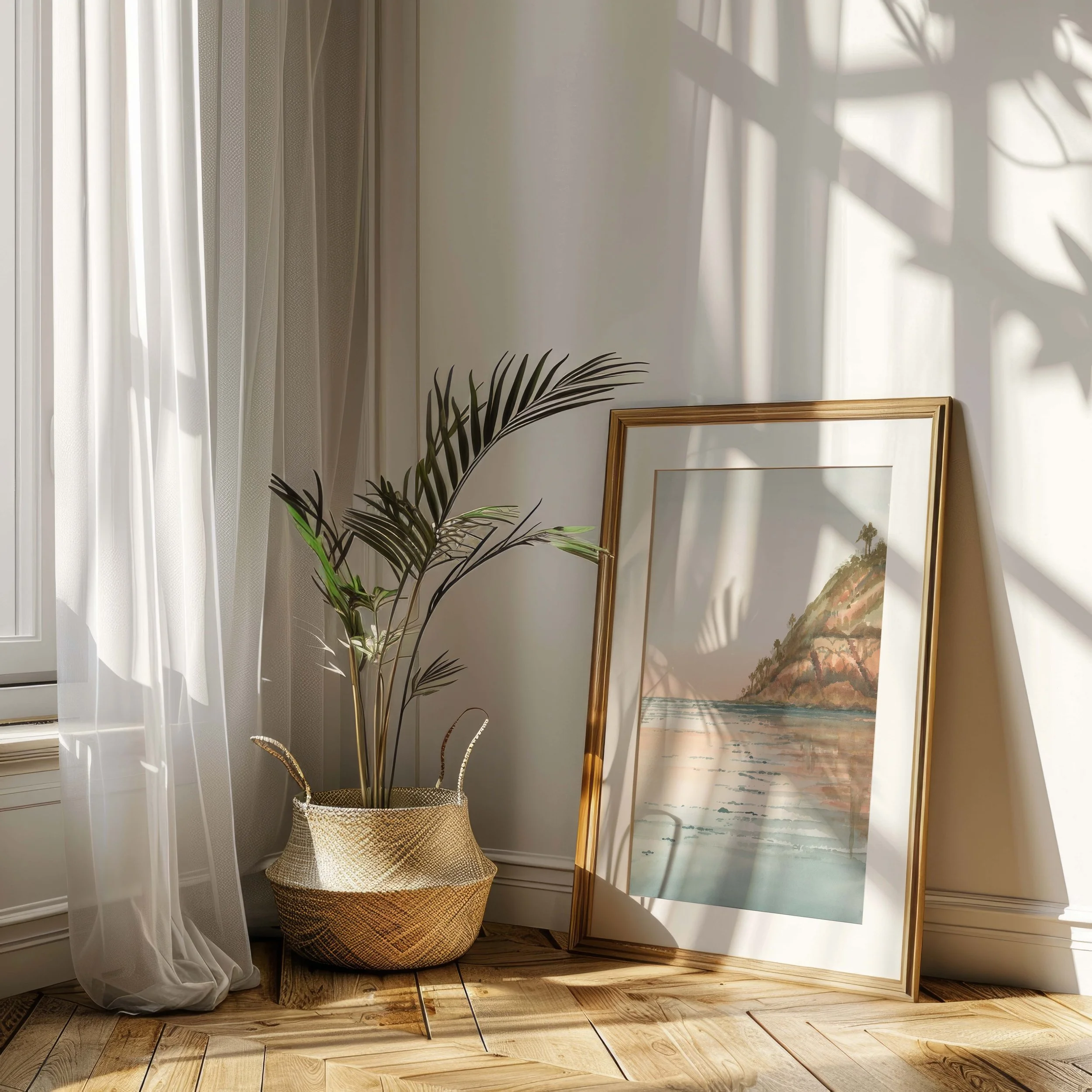 Encinitas Coastal Art Print