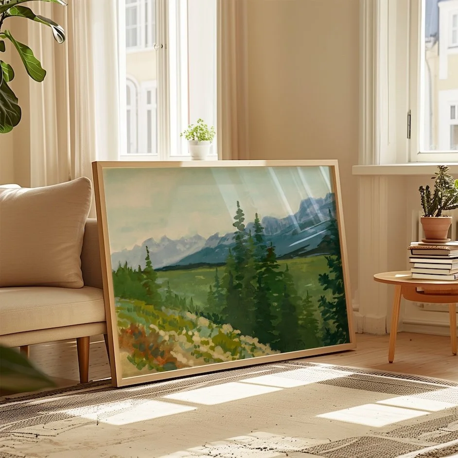 Banff Canmore Art Print