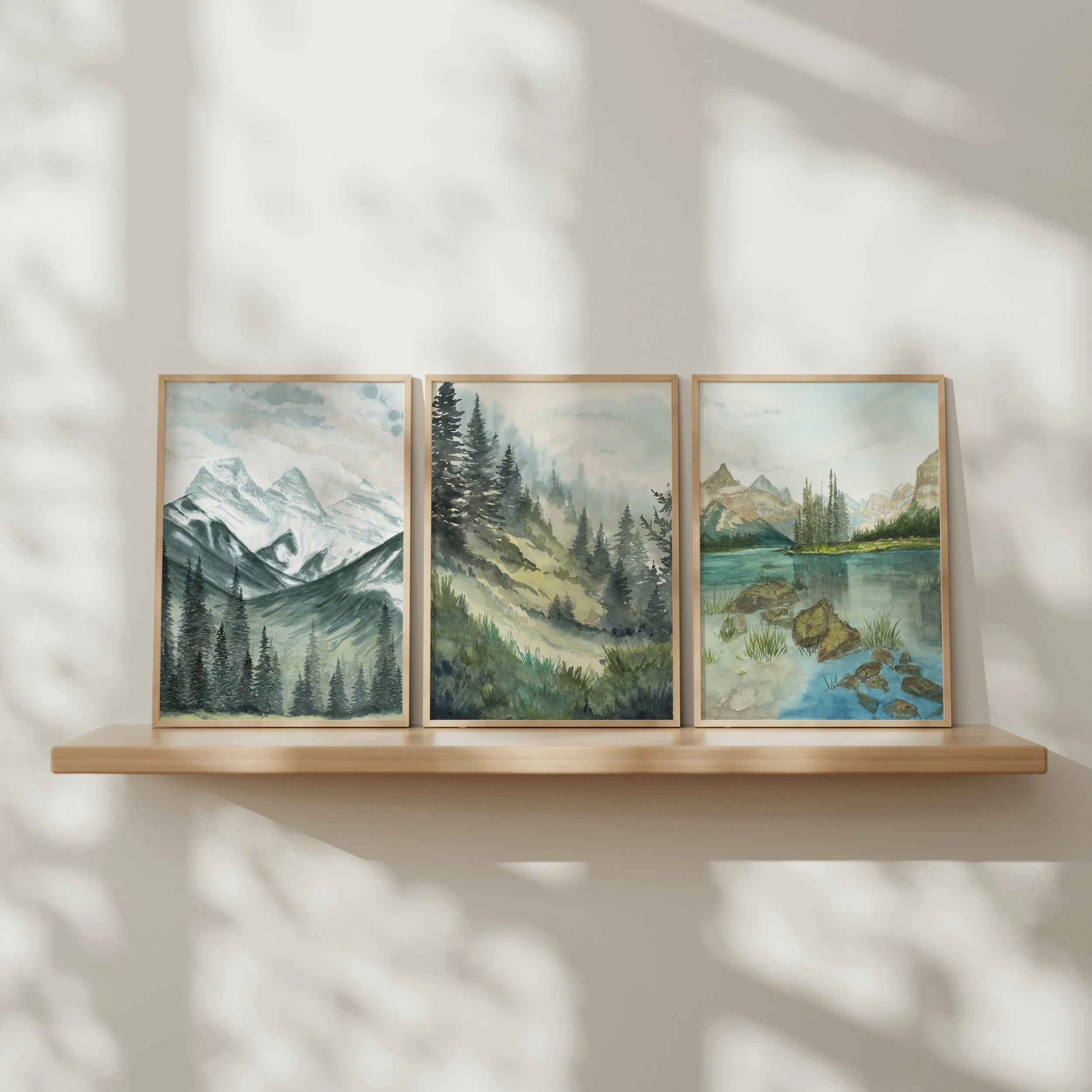 Mountains + Forests Print Bundle (Set of 3)
