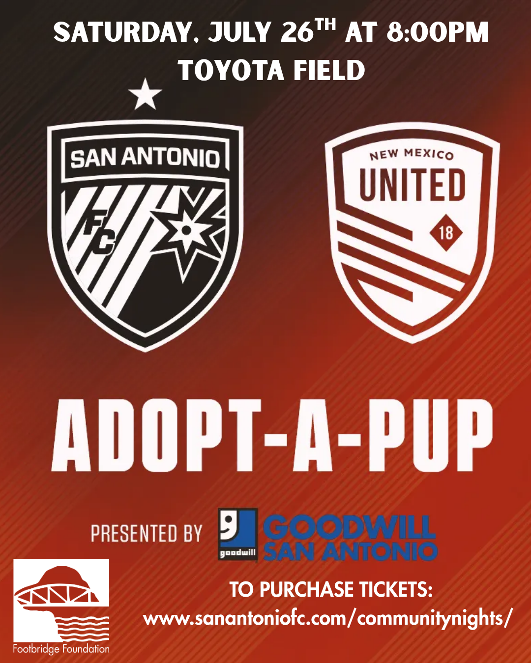 Adopt-A-Pup Night with SAFC