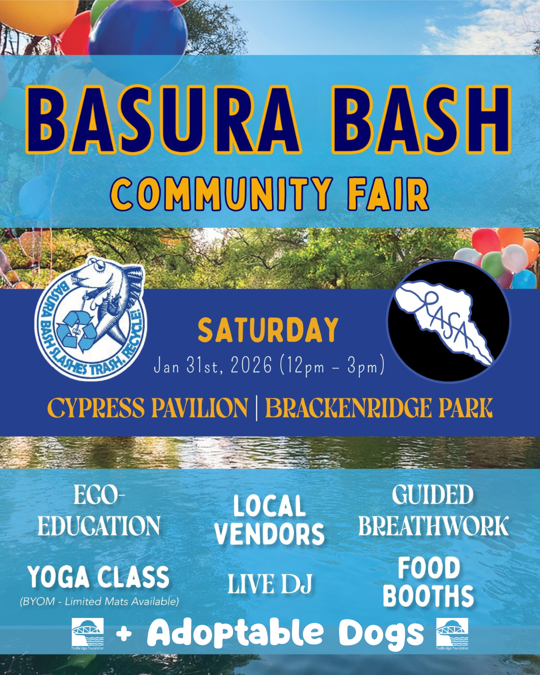 Adoption Event @ Basura Bash Community Fair at Brackenridge Park
