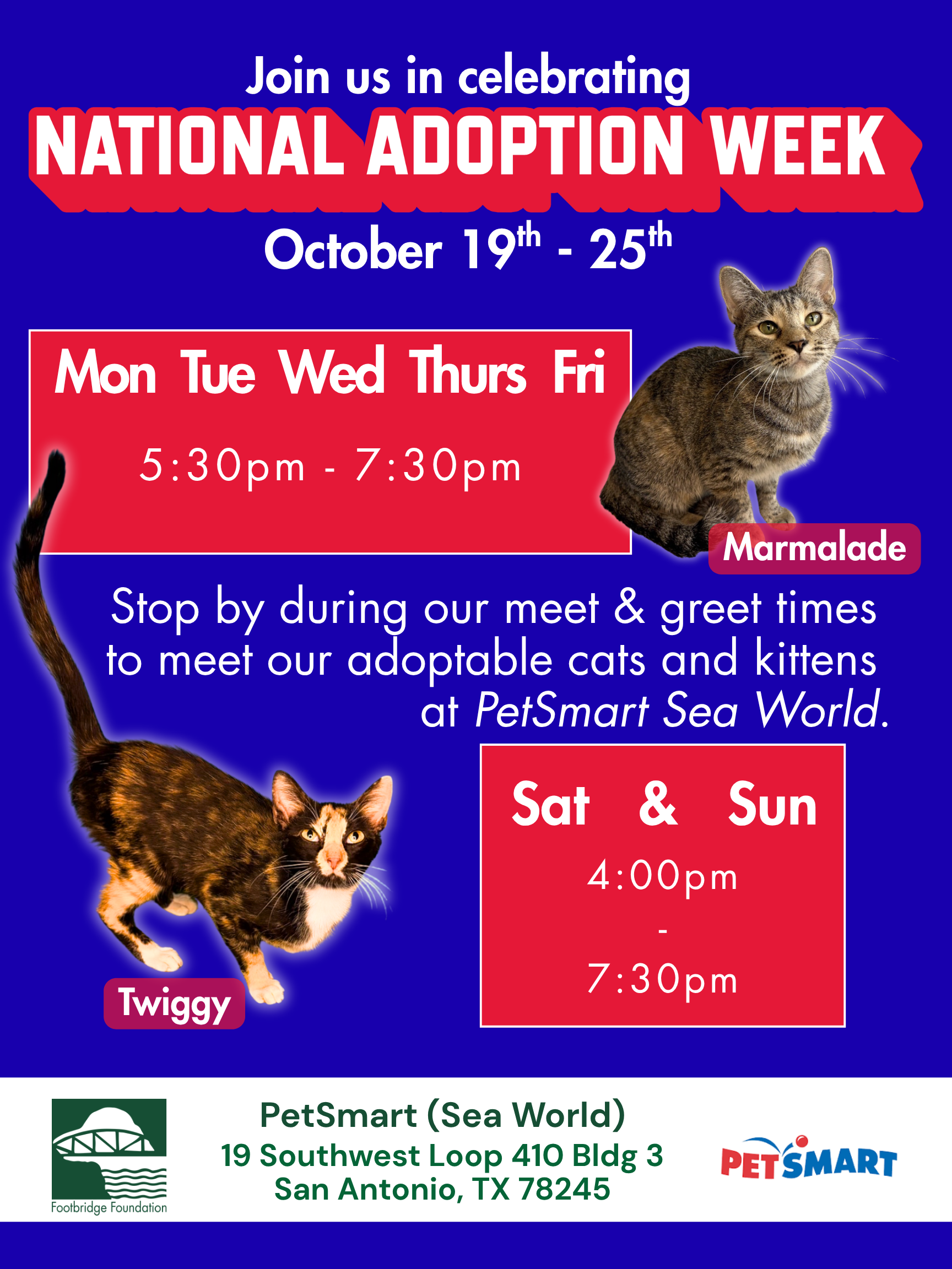 National Adoption Week with PetSmart