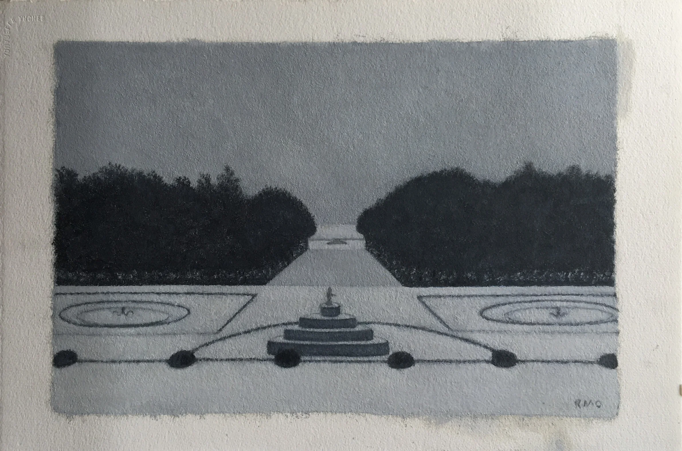 Versailles Snow (D), 12x18