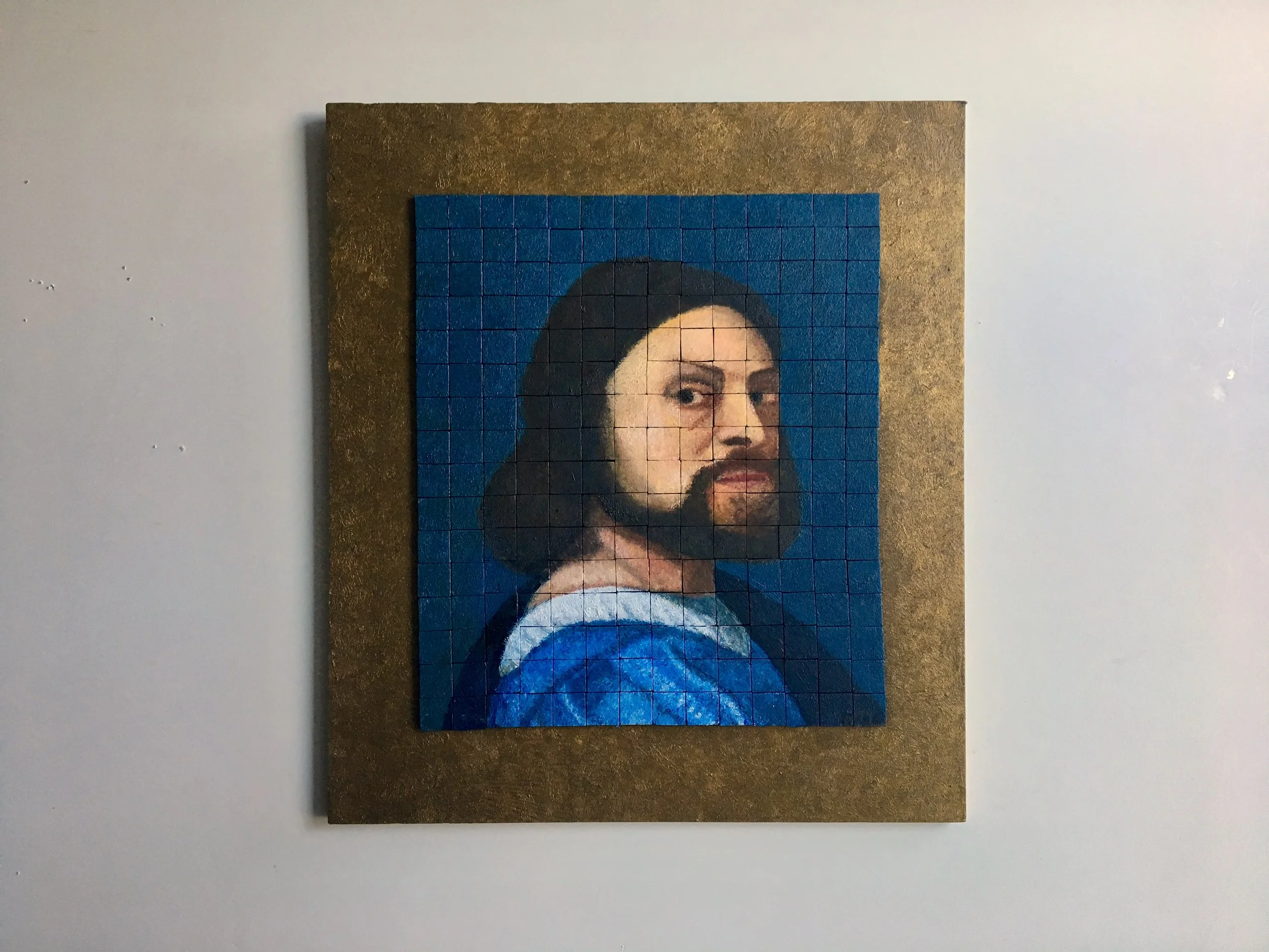 Titian - Man With Blue Sleeve (A), 16x14