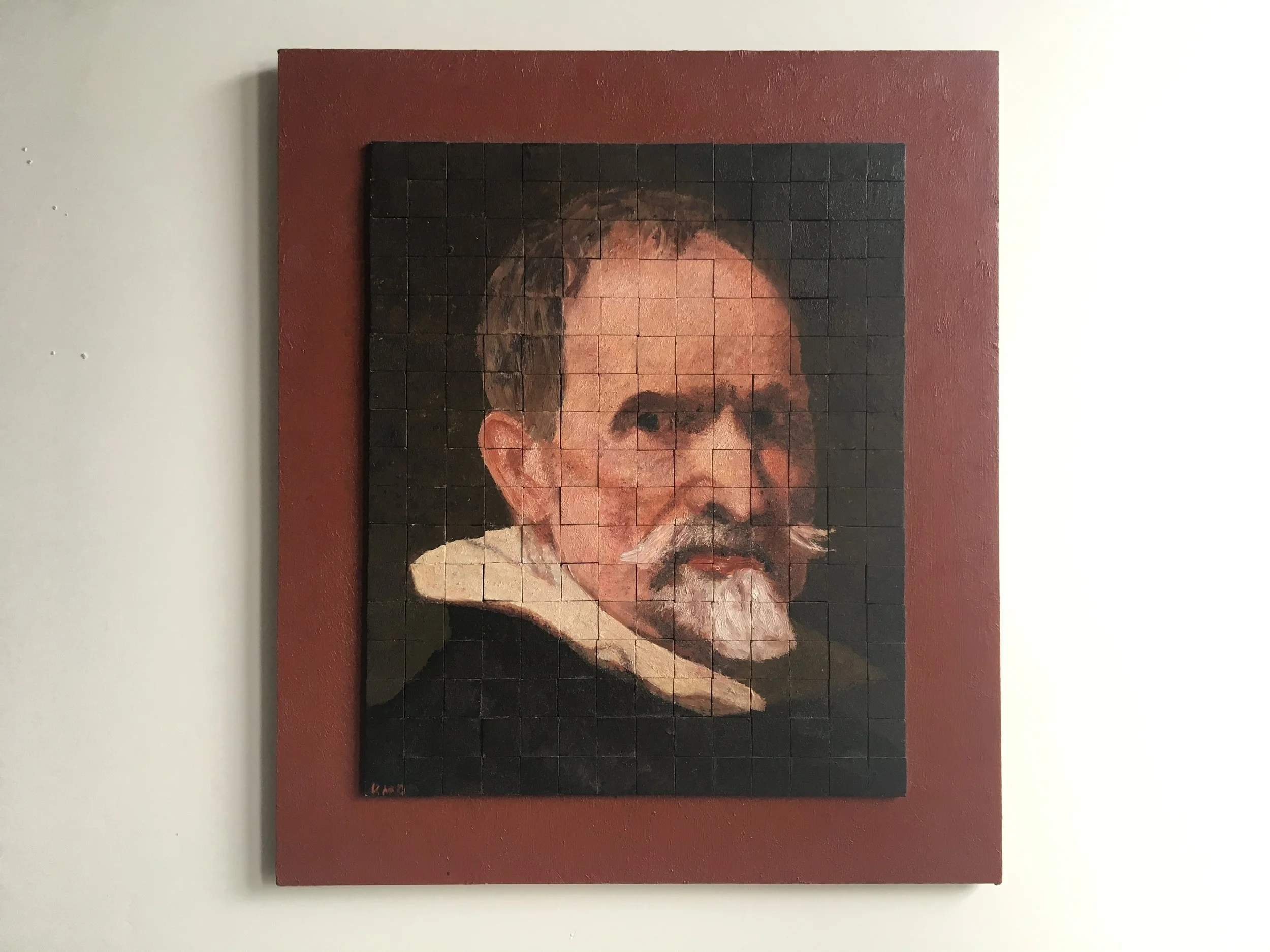 Velazquez - Nobleman, 16x14