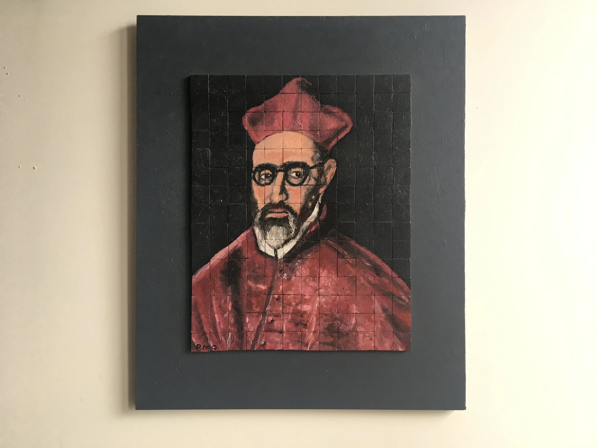 El Greco - Cardinal, 15.5x13