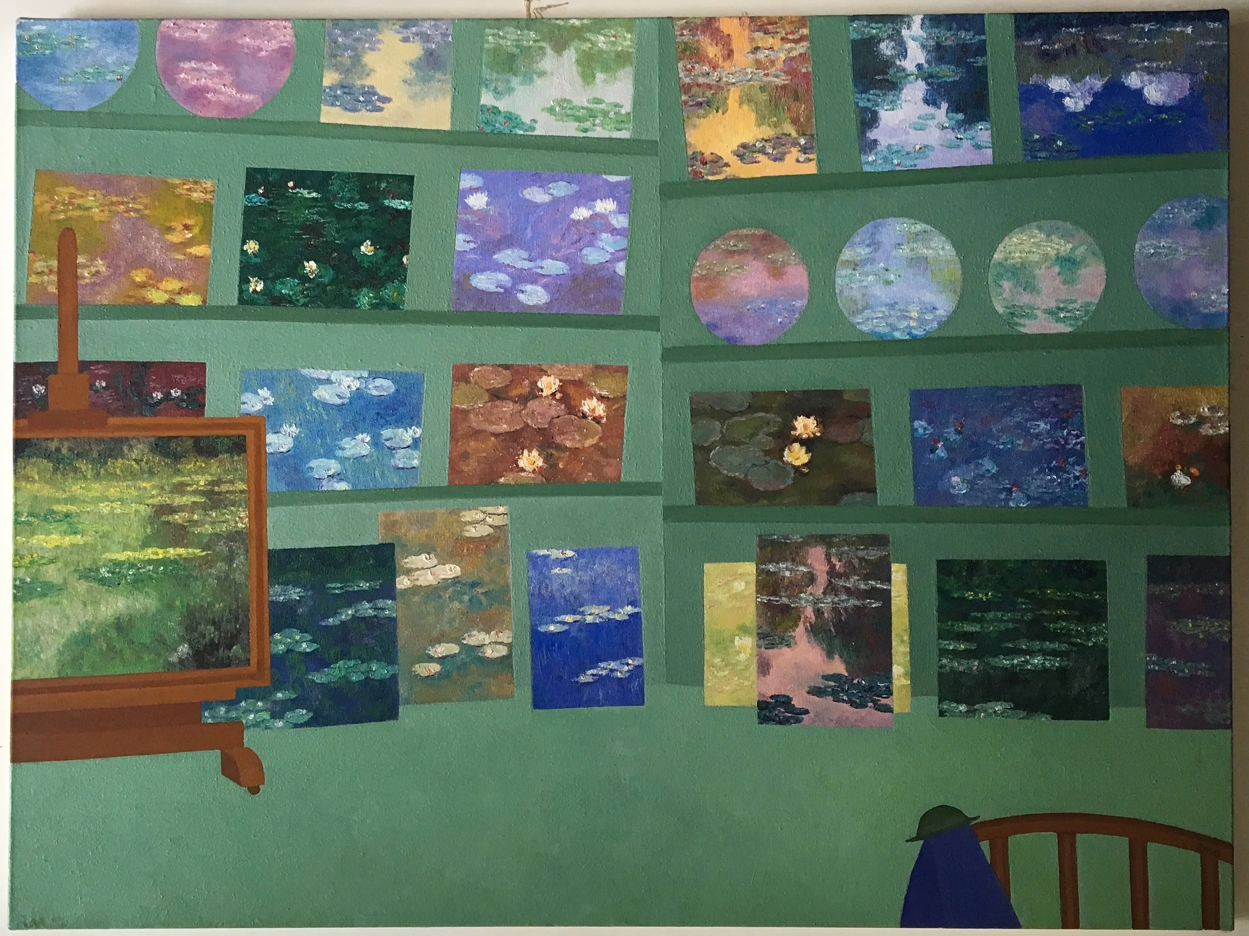 Monet Studio - Nympheas (B), 30x40