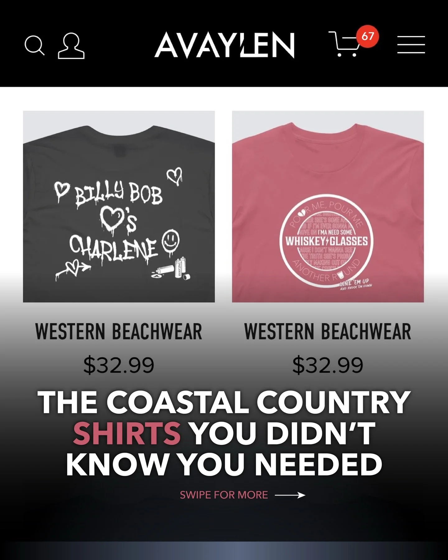 Not your typical western tees 🇺🇸🌴

Swipe to shop Coastal Country the Avaylen way⚡️Gear up on avaylen.com
.
.
.
#avaylen #countrywords #countrysayings #countrymusiclover #countrythings #countrymusiclyrics #lyrics #sayings #countrylyrics #countrymus