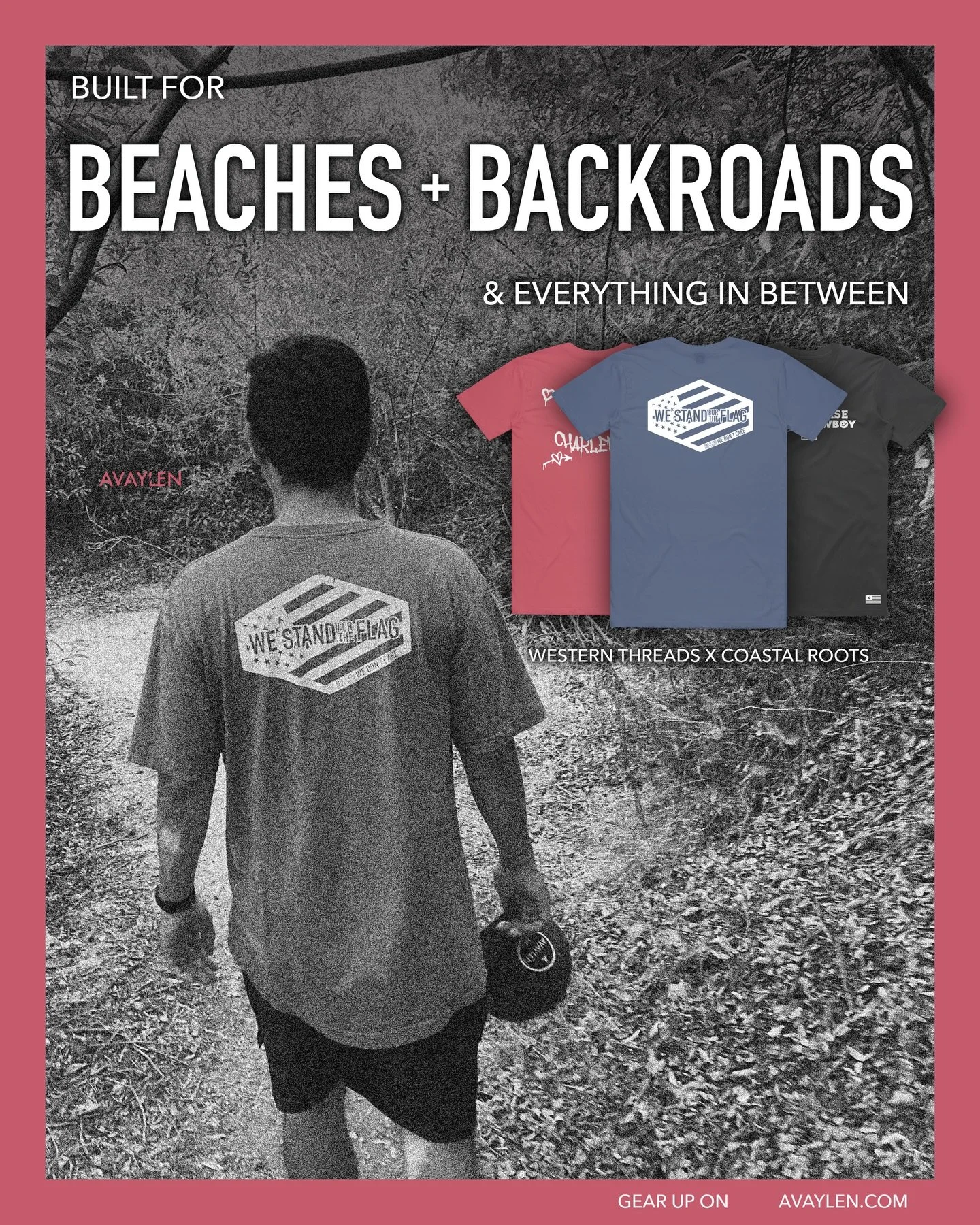 Don&rsquo;t waste your money on unoriginal, low-grade western shirts that fall apart after one use. Get a premium western tee with a coastal touch at Avaylen🇺🇸🌴

Avaylen makes elevated coastal-inspired westernwear built for beaches and backroads (