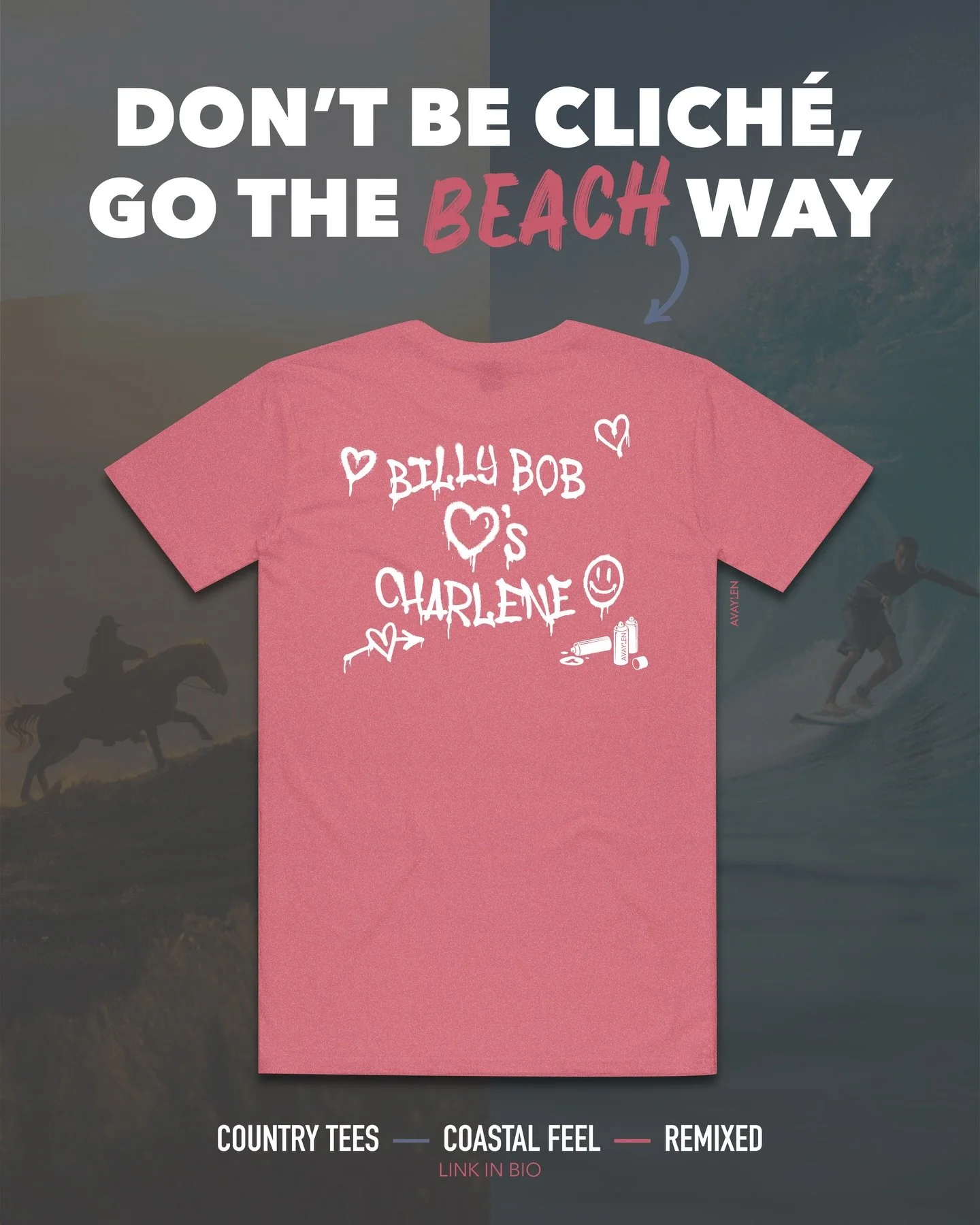 Country Artwork. Coastal Feel. Remixed. 

Avaylen makes elevated coastal-inspired western tees built for beaches and backroads⚡️ Gear up on Avaylen.com
. 
.
.
#avaylen #socalcountry #countrymusic #westernwear #coastalcountry