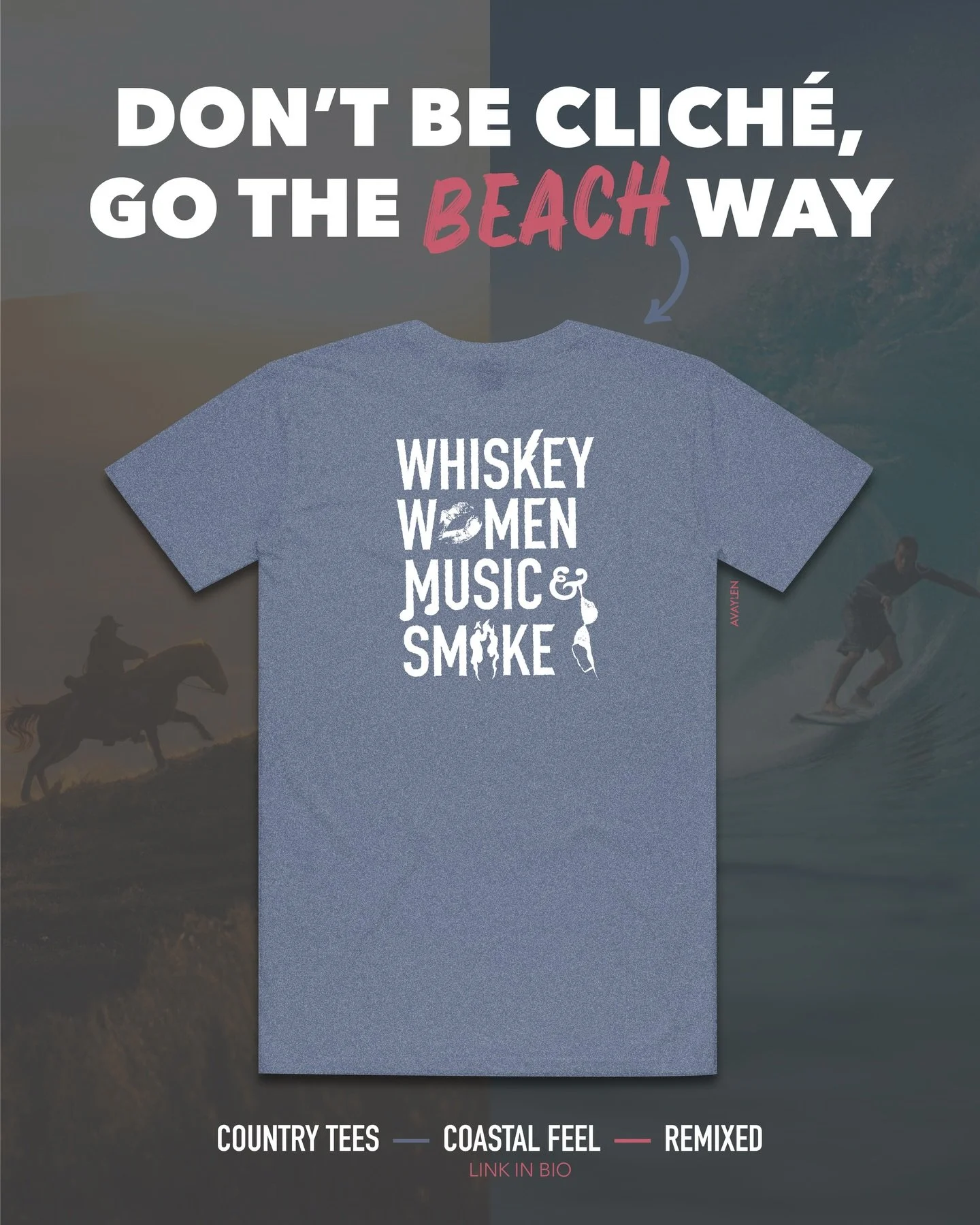 West🌴 x Western🇺🇸

Avaylen makes quality coastal-inspired western tees built for beaches and backroads &mdash; giving you a unique look⚡️

Gear up on Avaylen.com
. 
.
.
#avaylen #socalcountry #countrymusic #westernwear #coastalcountry