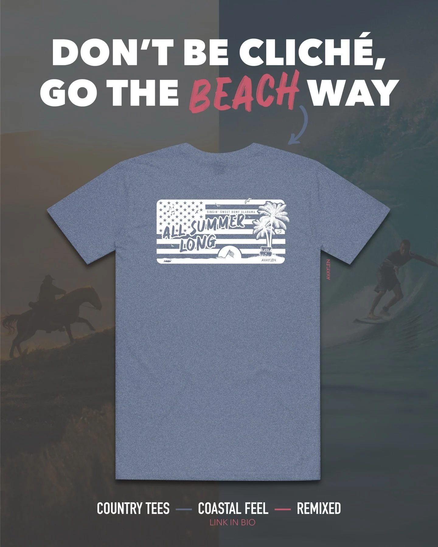 ✅Modern country tees with a fresh approach. Set yourself apart with Avaylen. Shop today 🛒 with the link in bio

Avaylen makes quality coastal-inspired western tees built for beaches and backroads &mdash; giving you an enhanced look and saving you mo