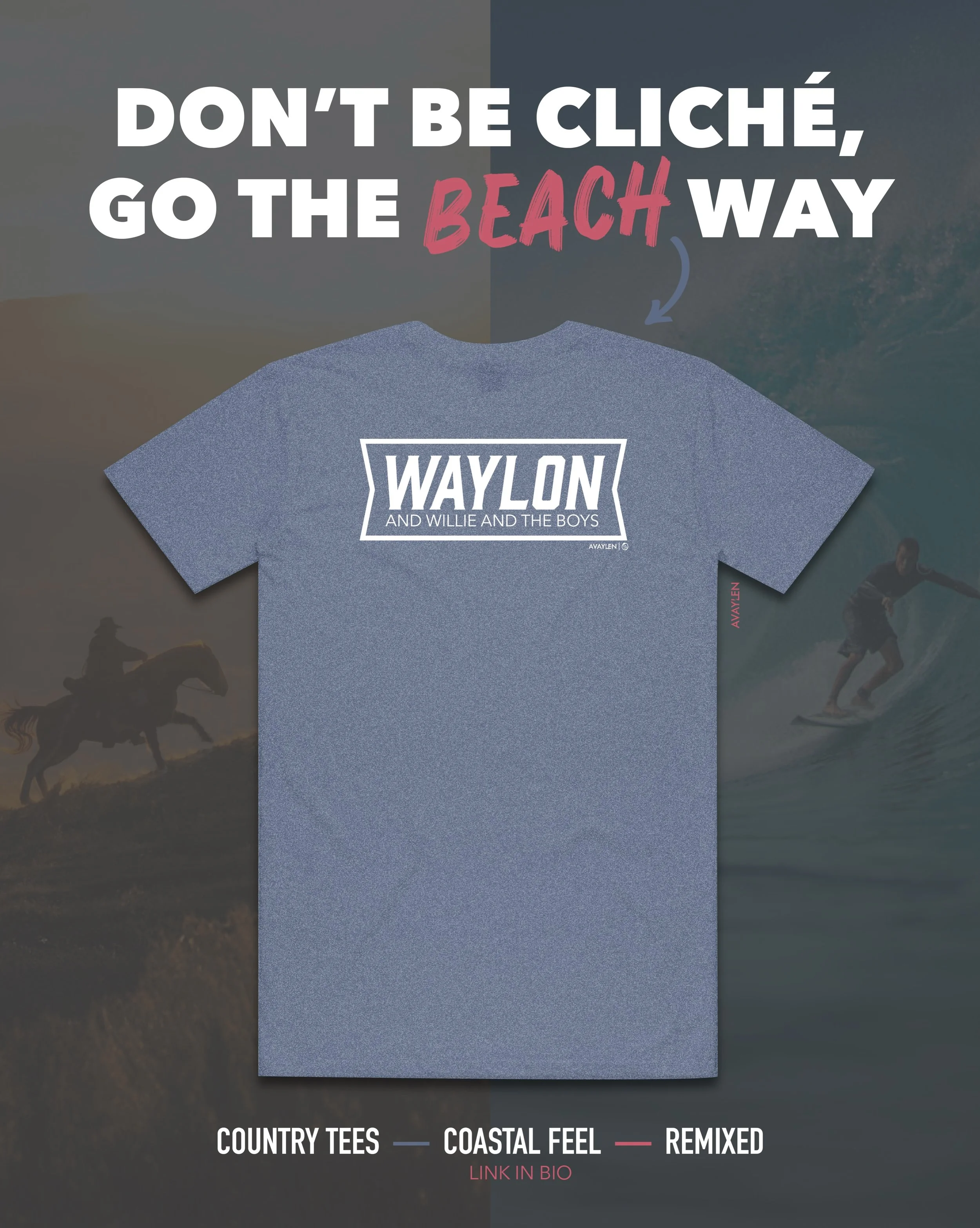 ➡️: Coastal-Western tees built with YOU in mind 🇺🇸🌴

Avaylen makes elevated coastal-inspired western wear built for beaches and backroads⚡️Gear up on Avaylen.com
. 
.
.
#avaylen #californiacountry #countrymusic #coastalcowgirl #westernwear